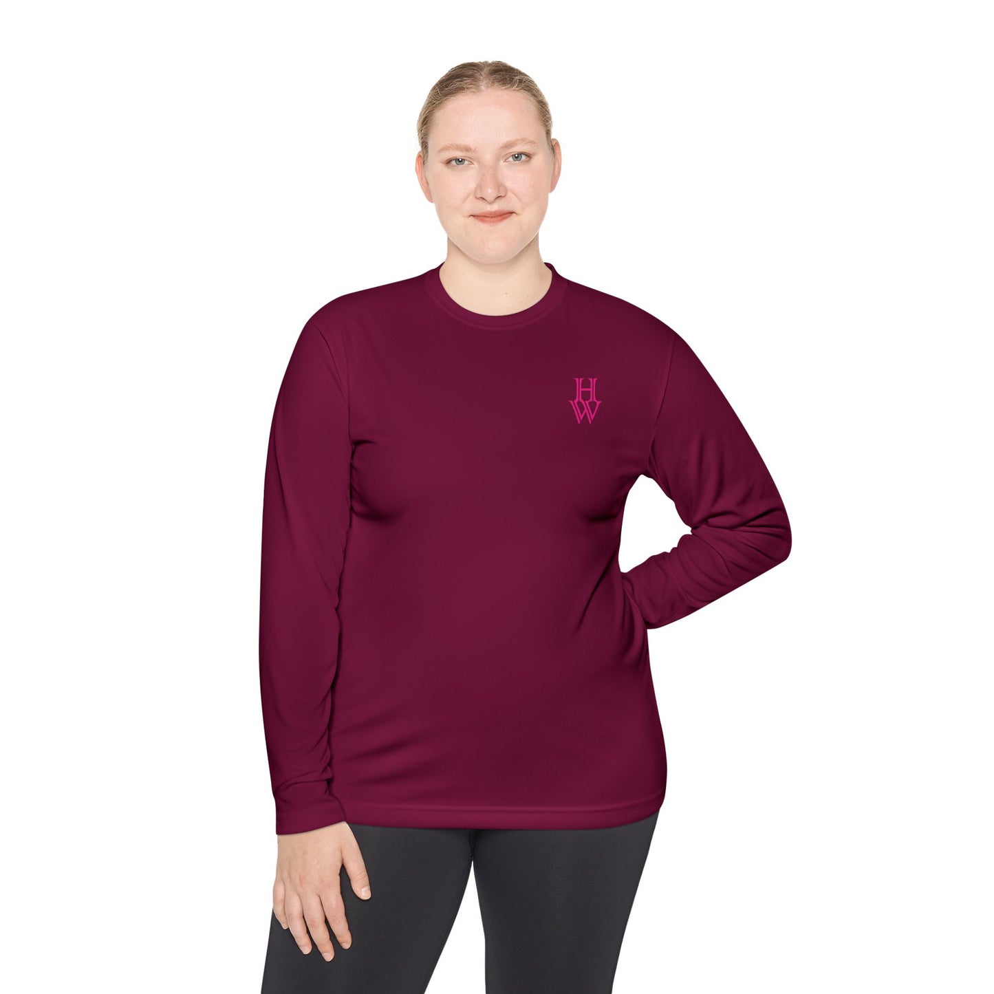 HW Moisture-Wicking Long Sleeve Tee - Highlighter Wednesday