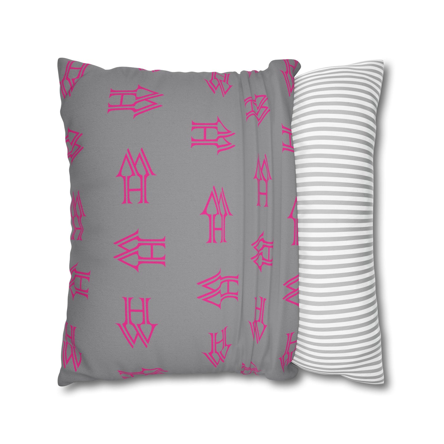 HW Monogram Pillowcase - Highlighter Wednesday