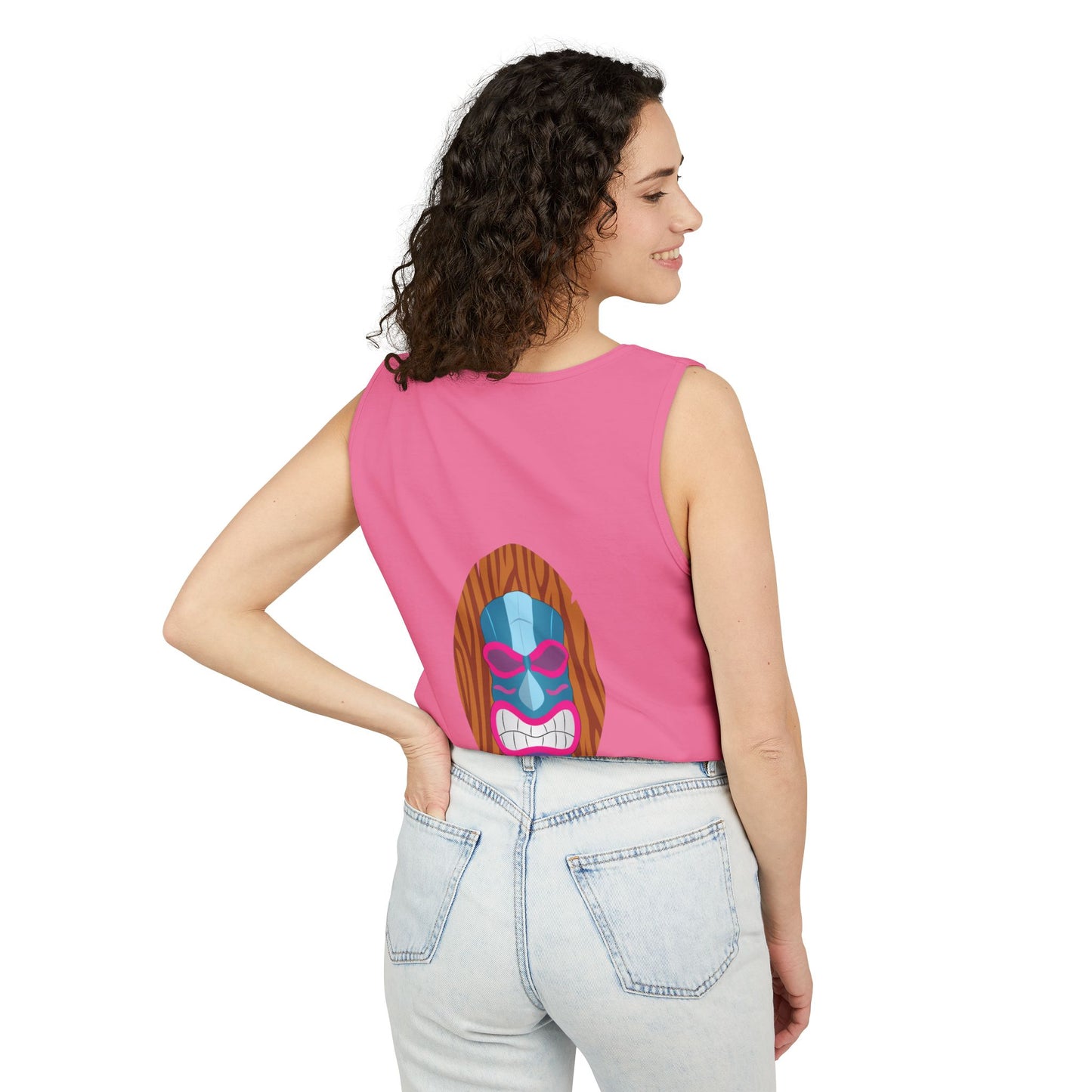 HW Unisex Garment-Dyed Tank Top - Highlighter Wednesday