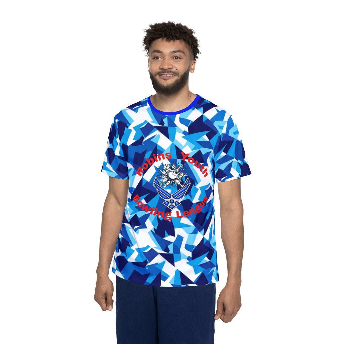 Men's Robins Youth Bowling League Jersey - Blue