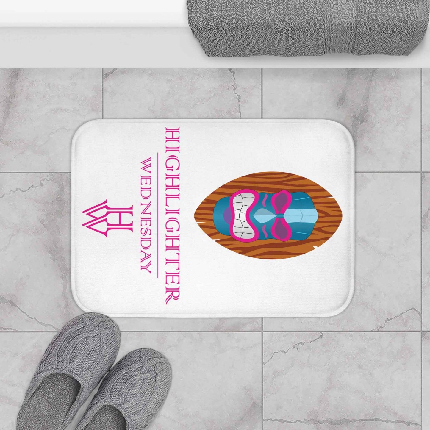 HW Luxe Memory Foam Bath Mat