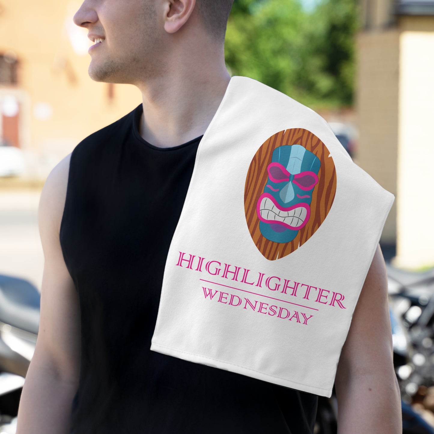 HW Rally Towel - Highlighter Wednesday