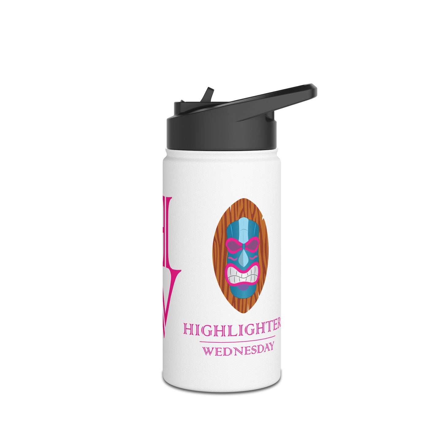 HW Stainless Steel Insulated Water Bottle - Highlighter Wednesday