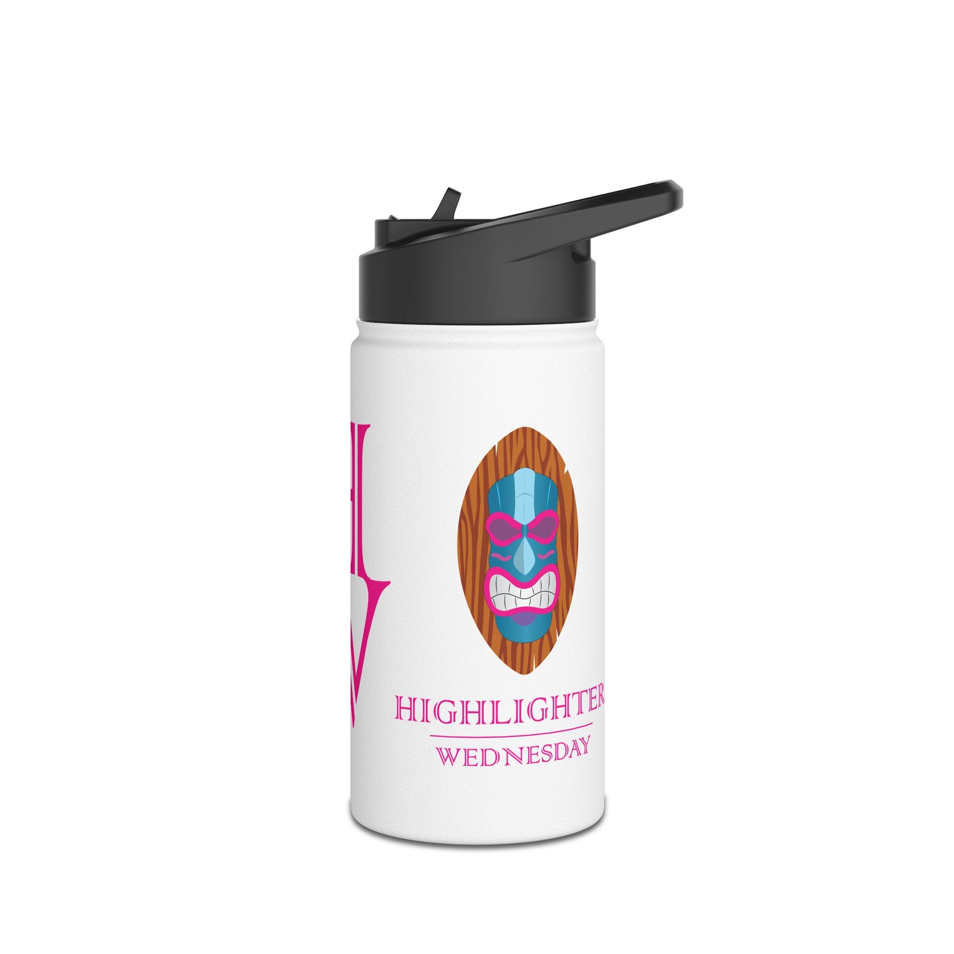 HW Stainless Steel Insulated Water Bottle - Highlighter Wednesday