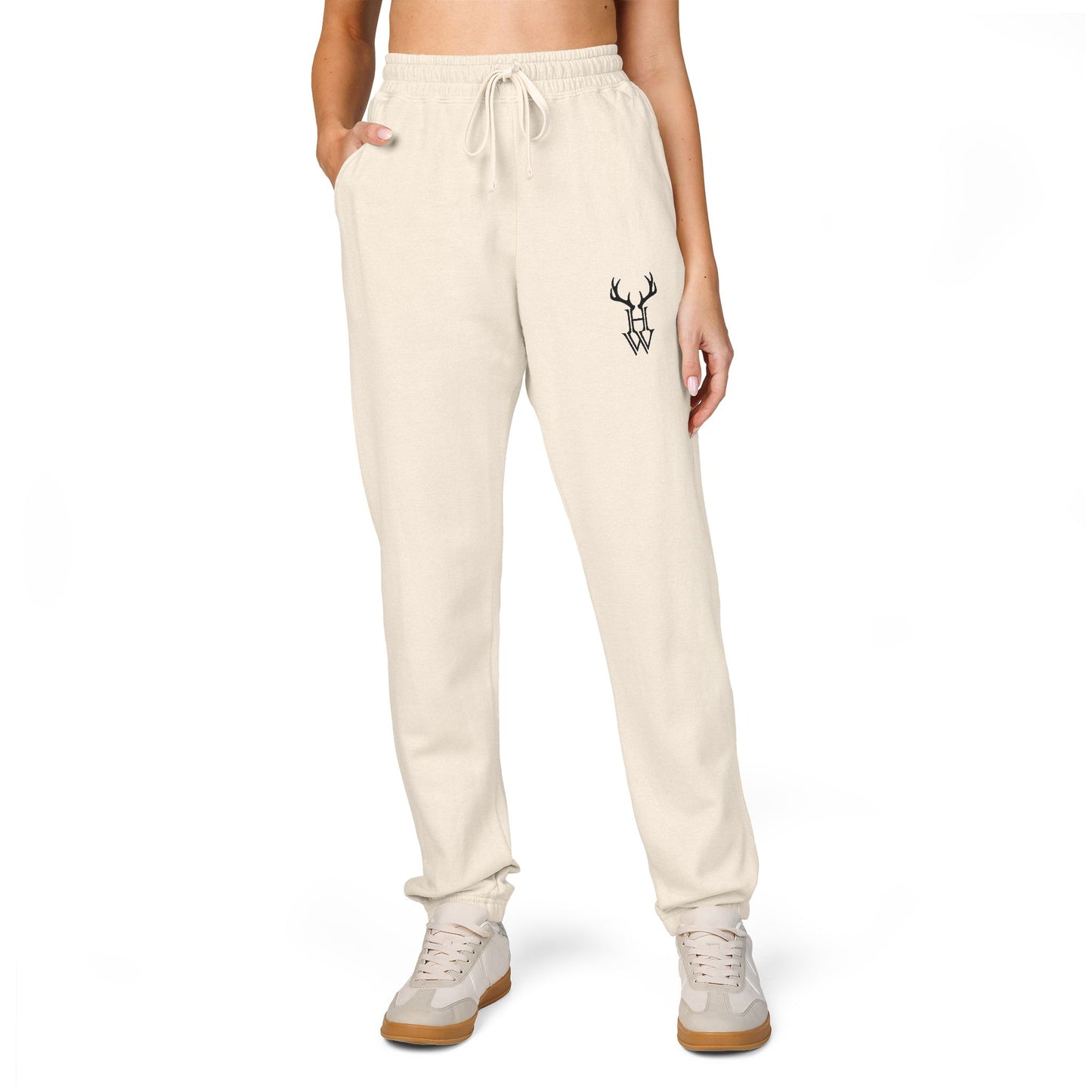HW Antler Sweatpants - Highlighter Wednesday