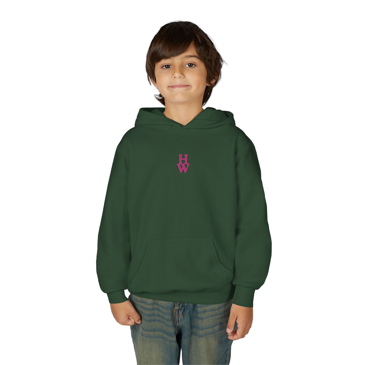 HW Youth Heavy Blend Hooded Sweatshirt - Highlighter Wednesday