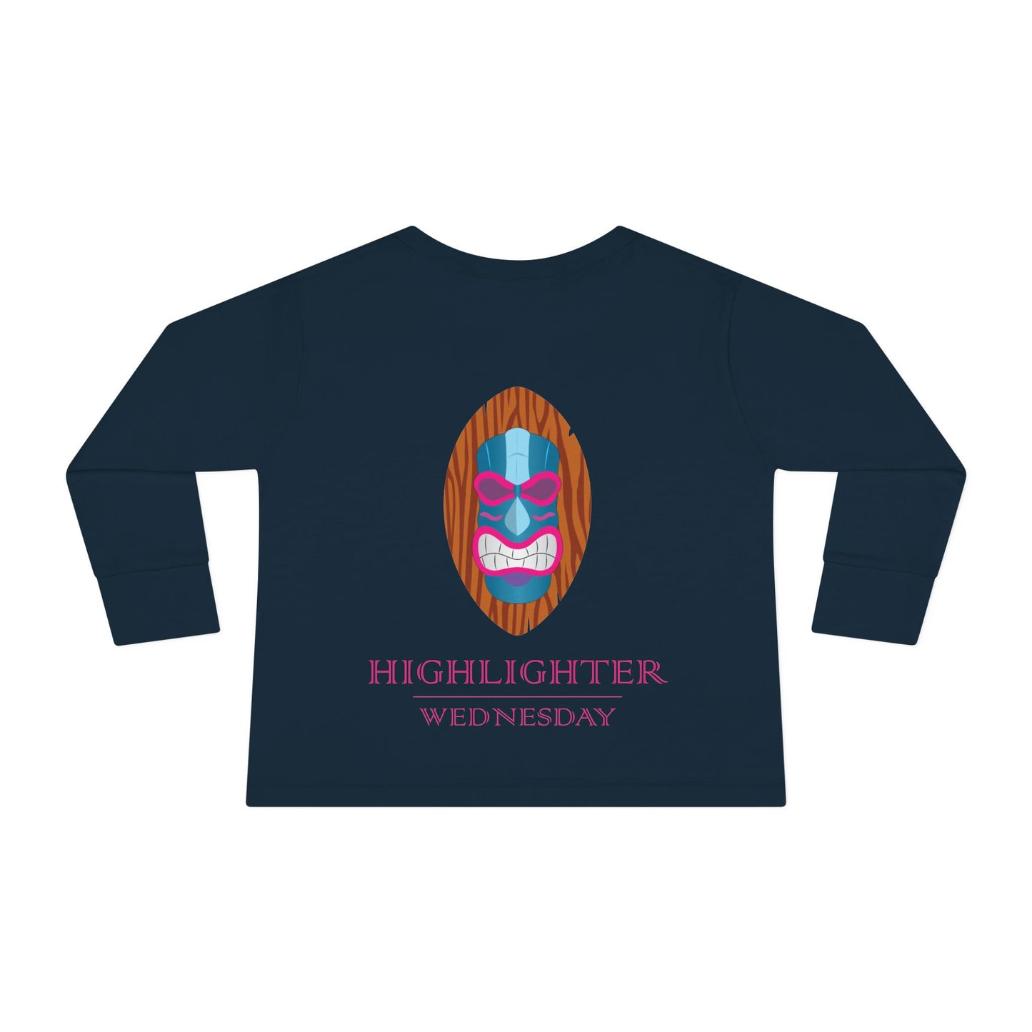 HW Toddler Long-Sleeve Tee - Highlighter Wednesday
