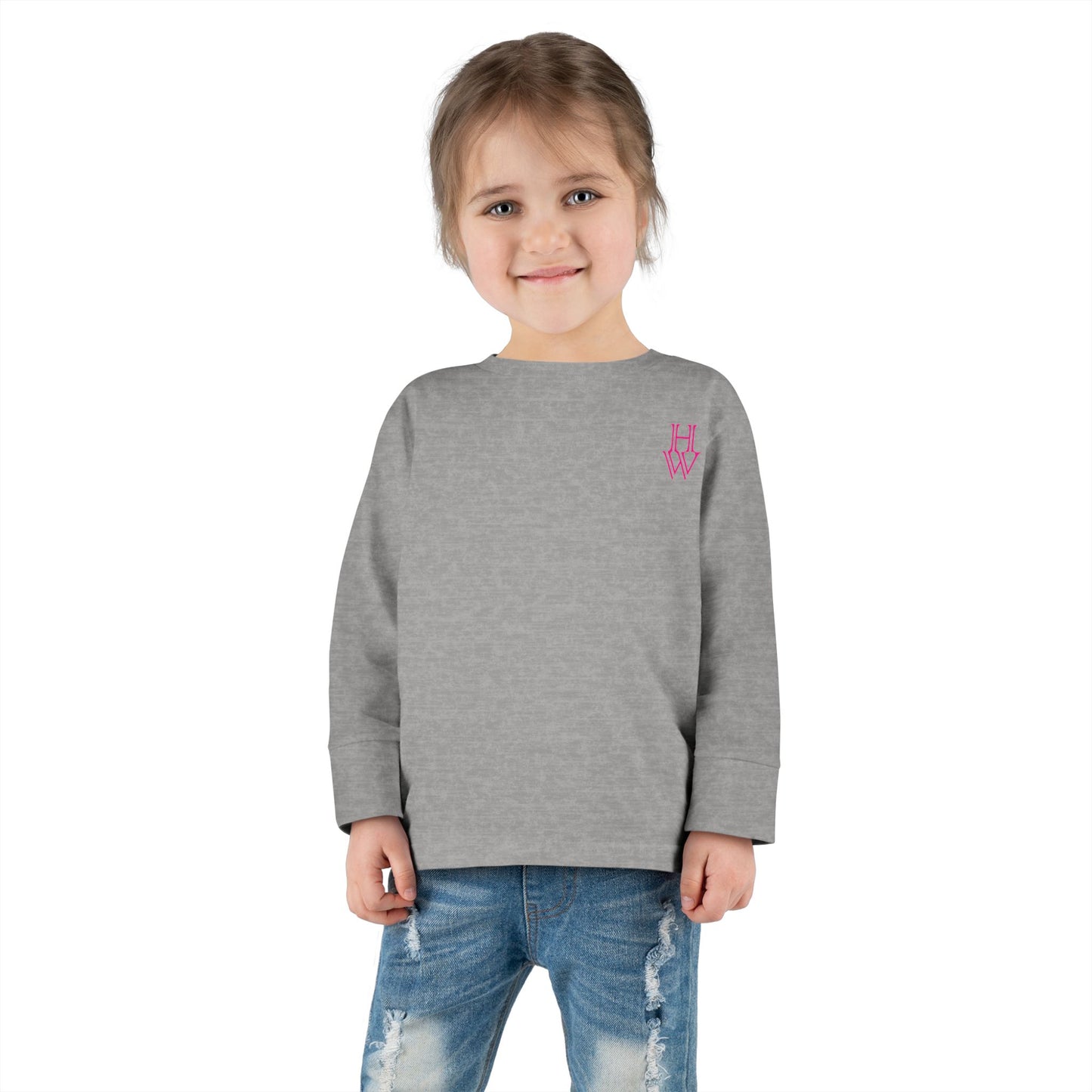 HW Toddler Long-Sleeve Tee - Highlighter Wednesday