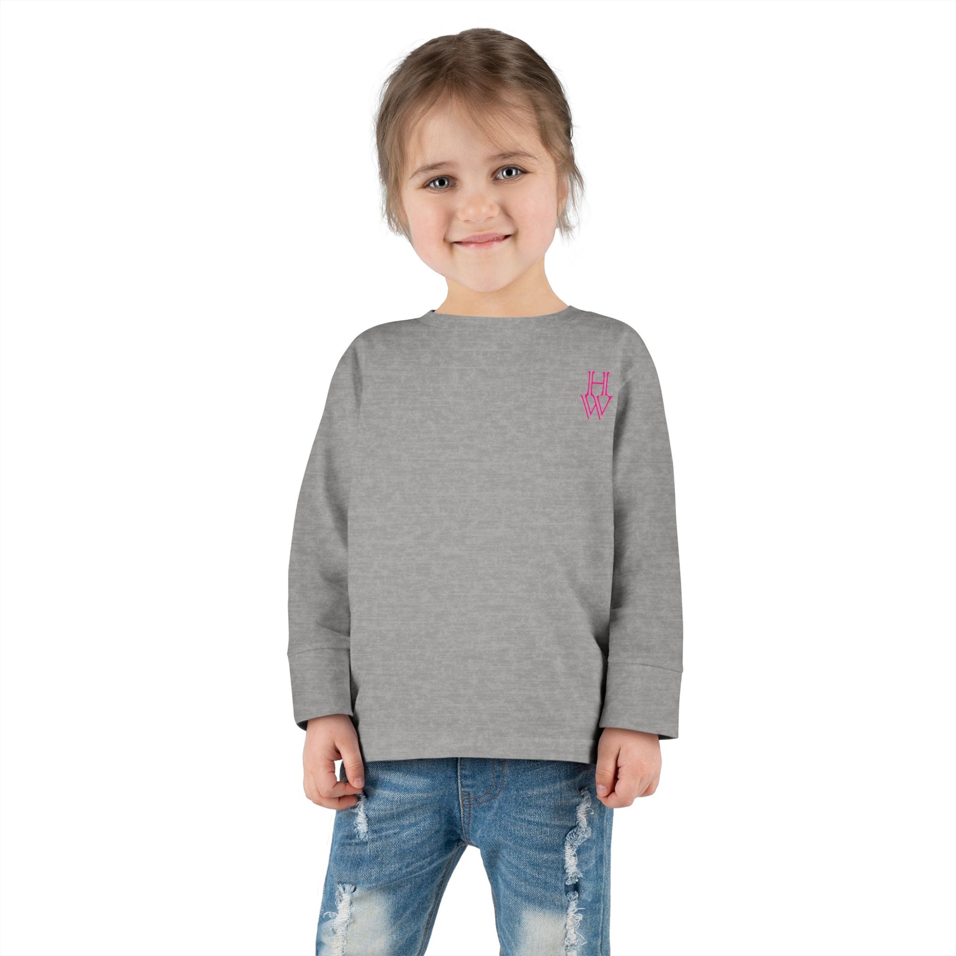 HW Toddler Long-Sleeve Tee - Highlighter Wednesday