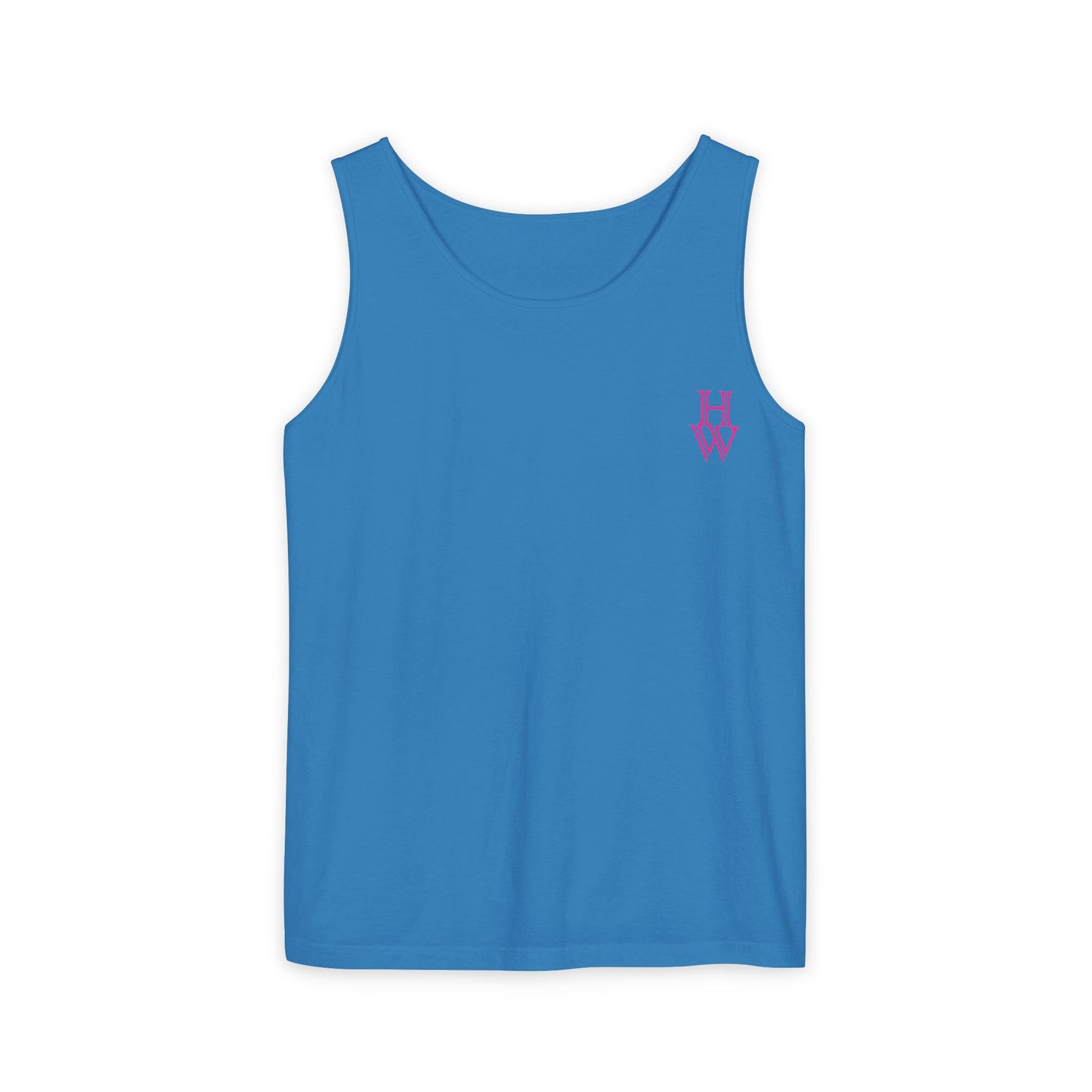HW Unisex Garment-Dyed Tank Top - Highlighter Wednesday