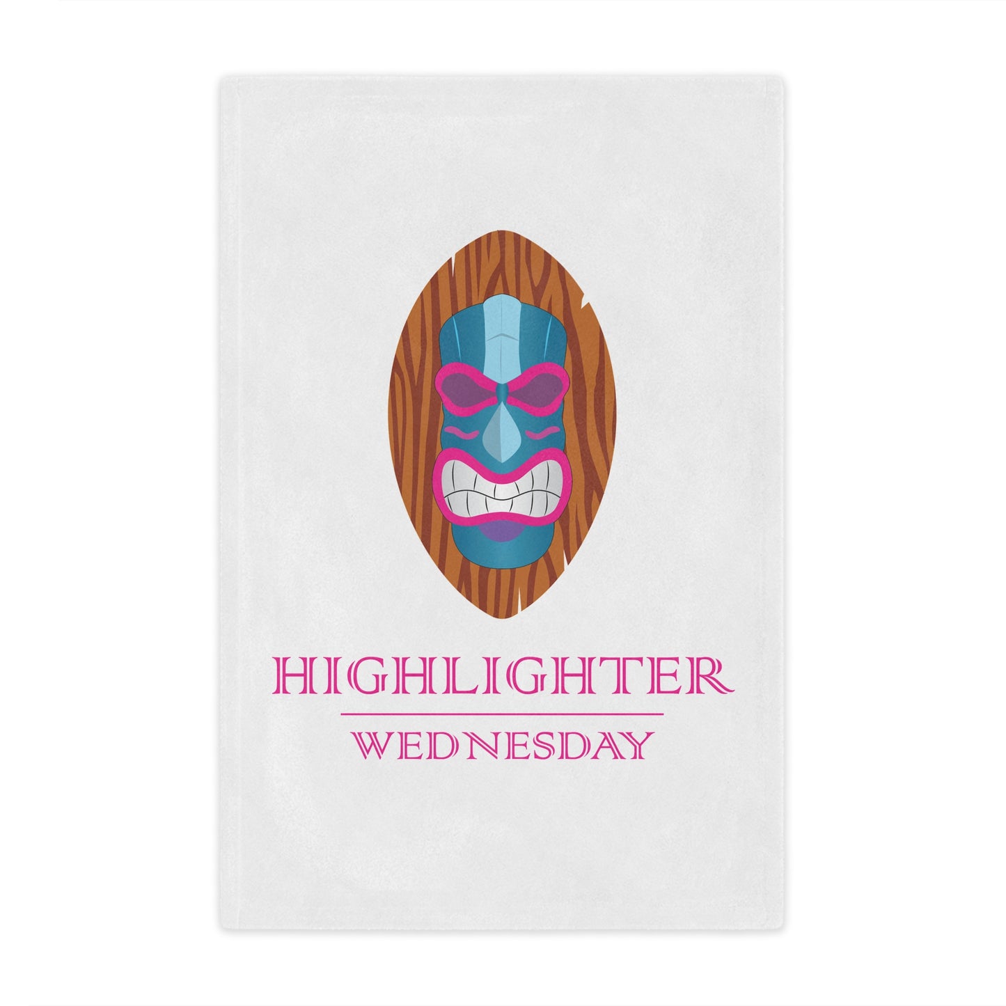 HW CloudSoft Fleece Blanket - Highlighter Wednesday