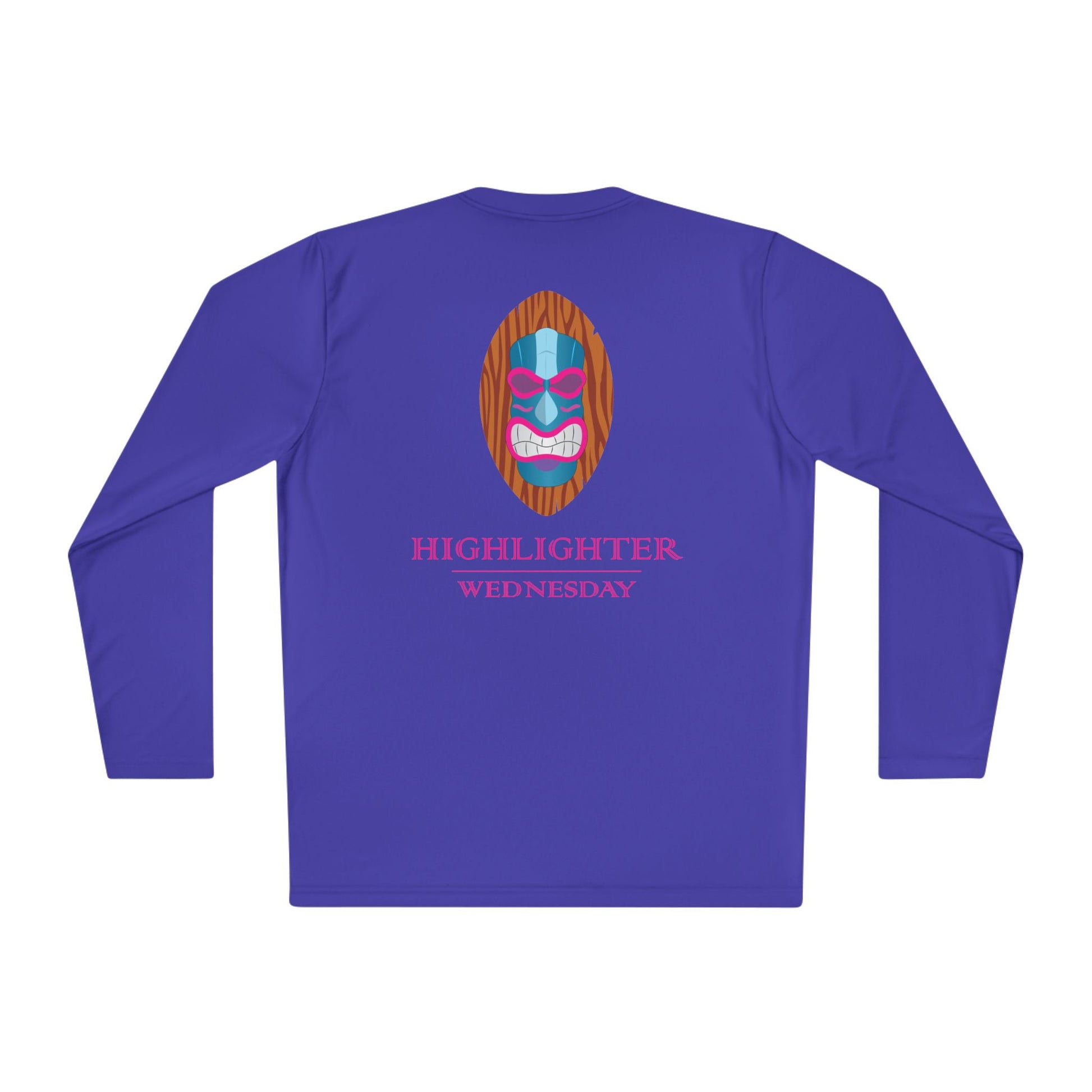 HW Moisture-Wicking Long Sleeve Tee - Highlighter Wednesday