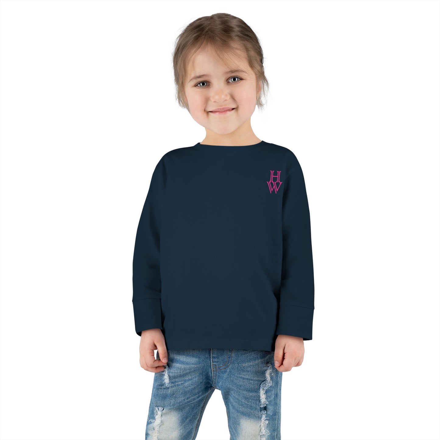 HW Toddler Long-Sleeve Tee - Highlighter Wednesday