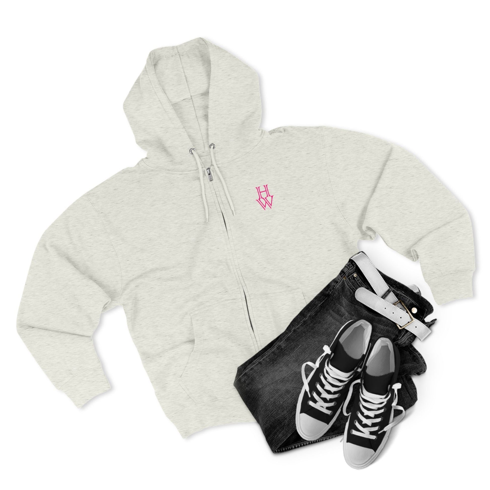HW Unisex Zip Hoodie Printify