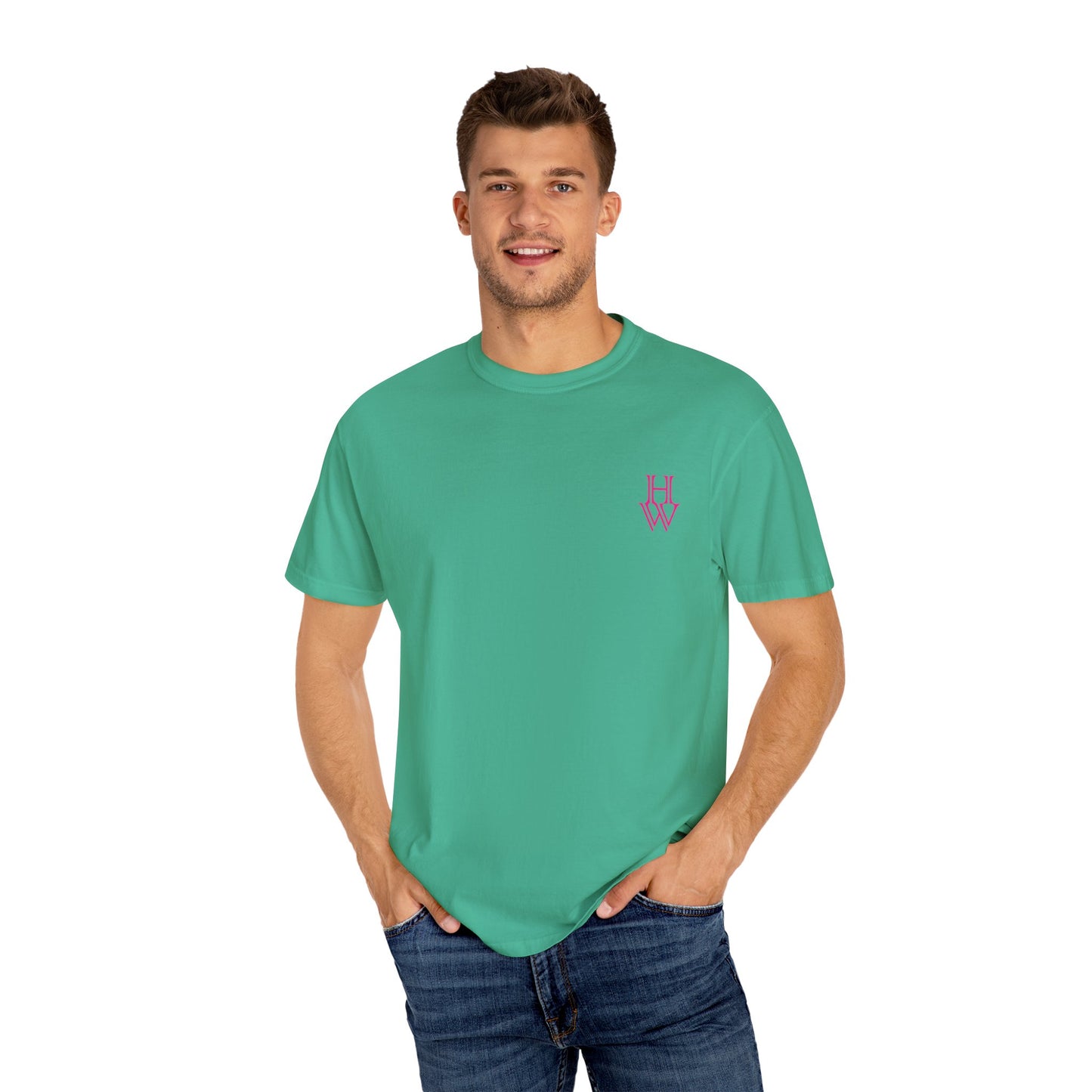 HW Unisex Garment-Dyed T-shirt - Highlighter Wednesday