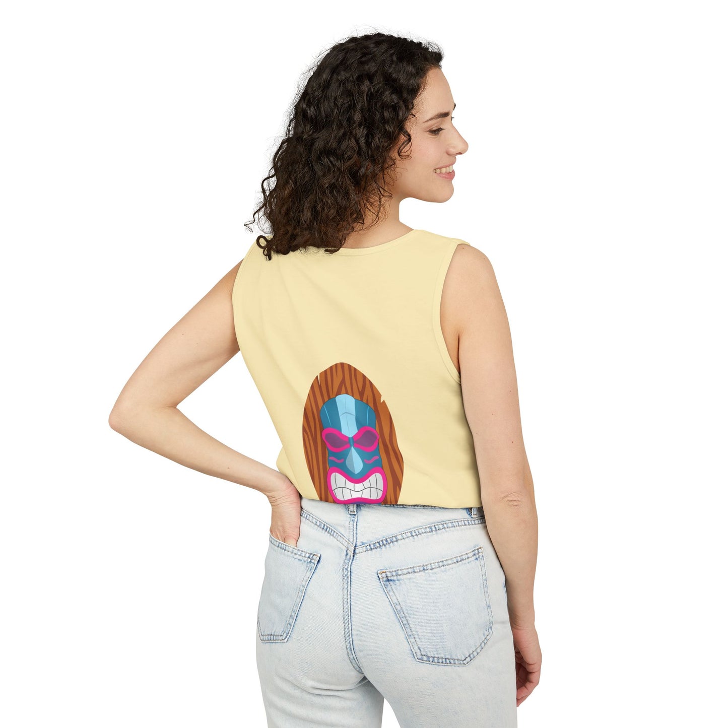 HW Unisex Garment-Dyed Tank Top - Highlighter Wednesday