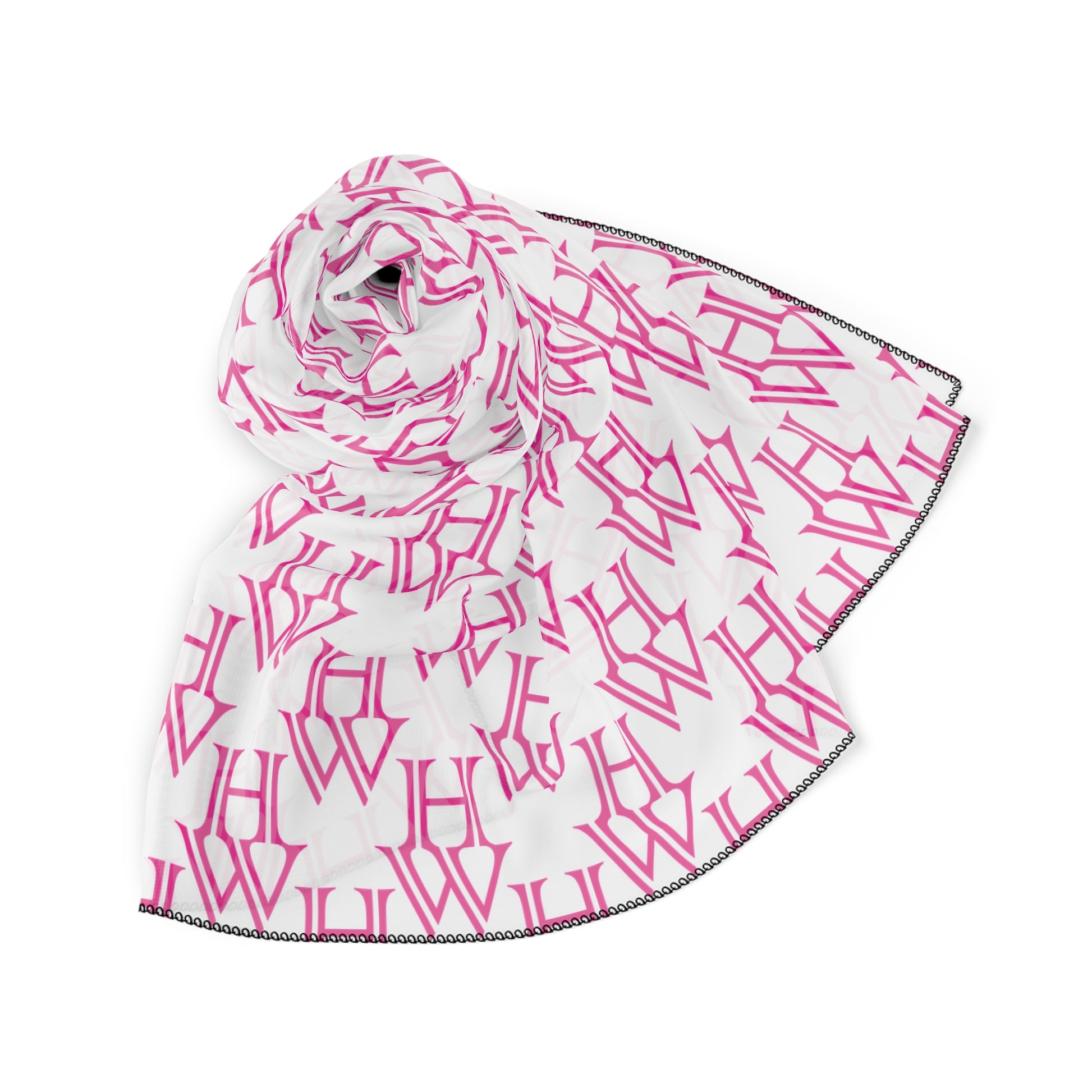 HW Chic Poly Scarf - Stylish Wrap, Trendy Accessory - Highlighter Wednesday