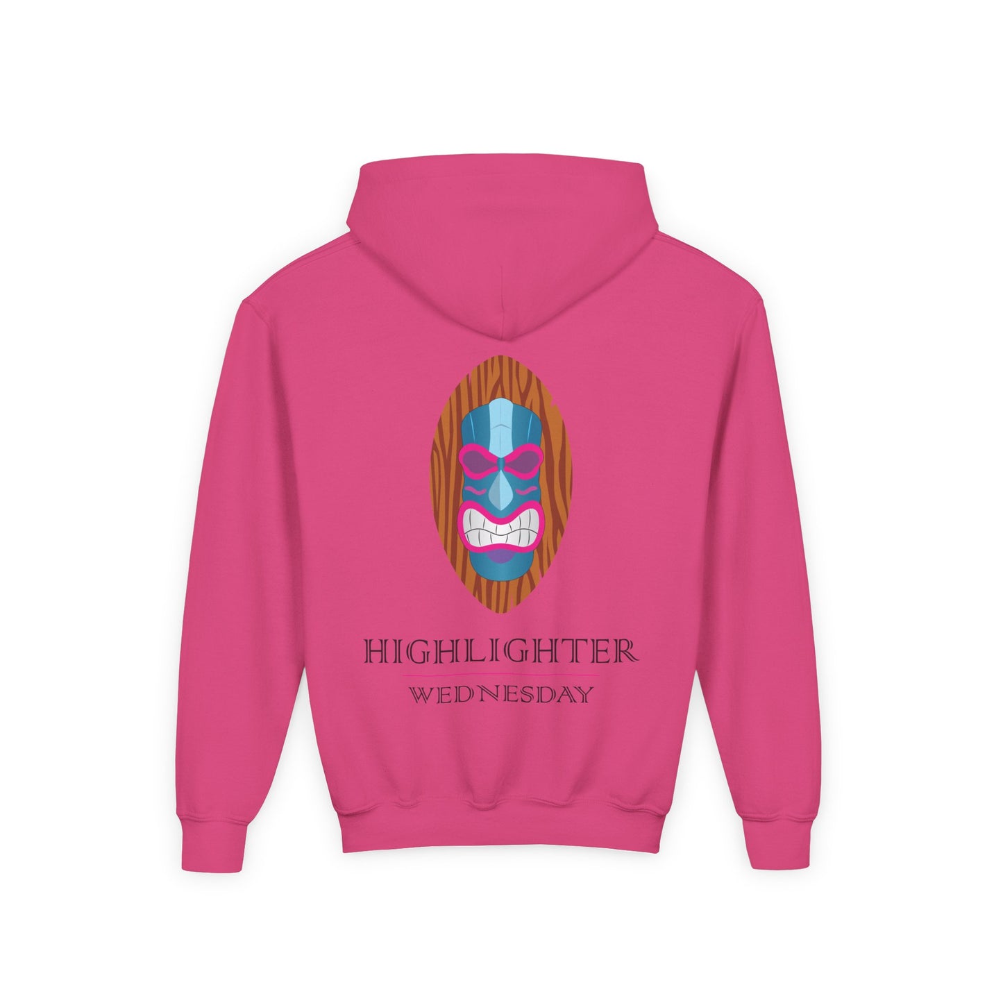 HW Youth Heavy Blend Hooded Sweatshirt - Highlighter Wednesday
