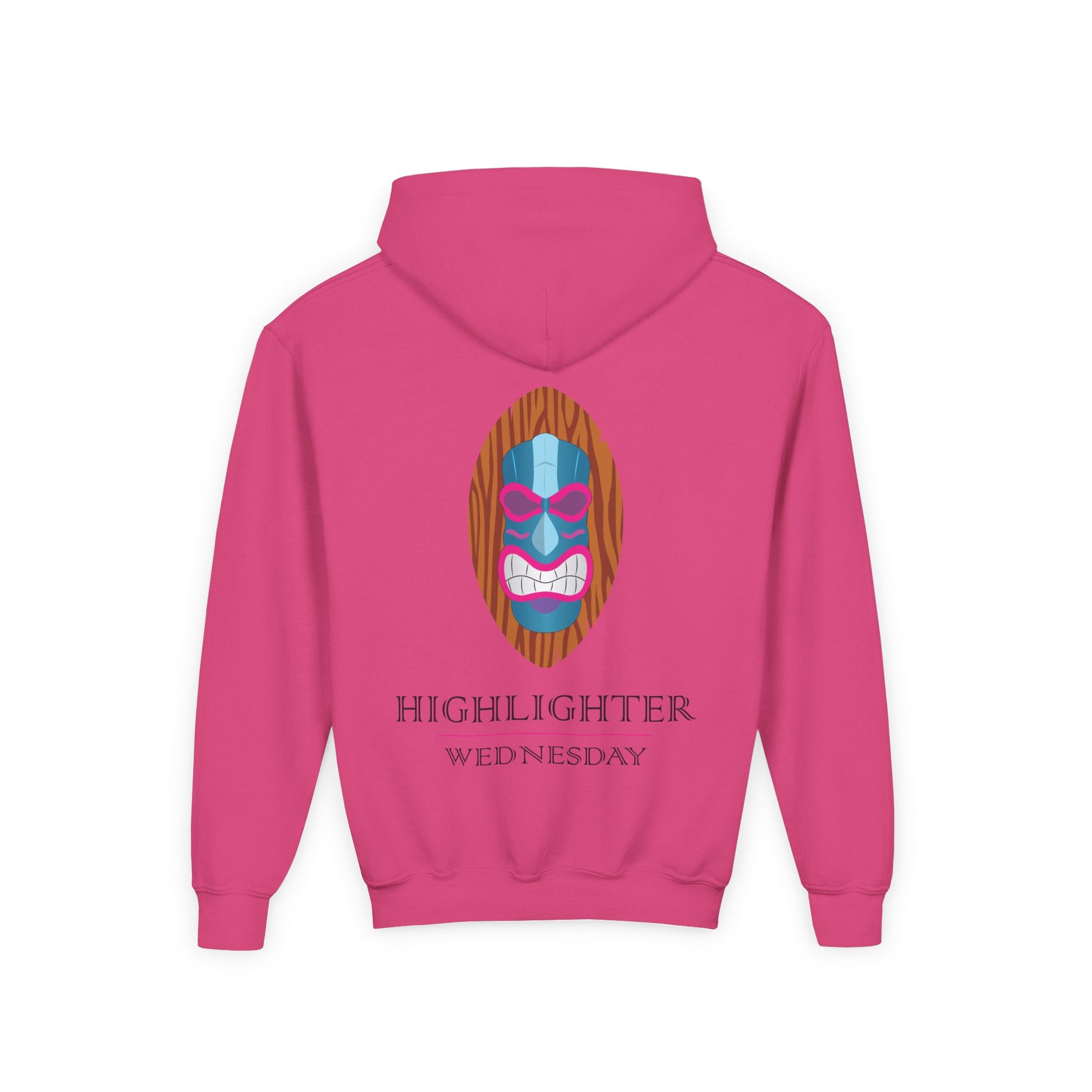 HW Youth Heavy Blend Hooded Sweatshirt - Highlighter Wednesday