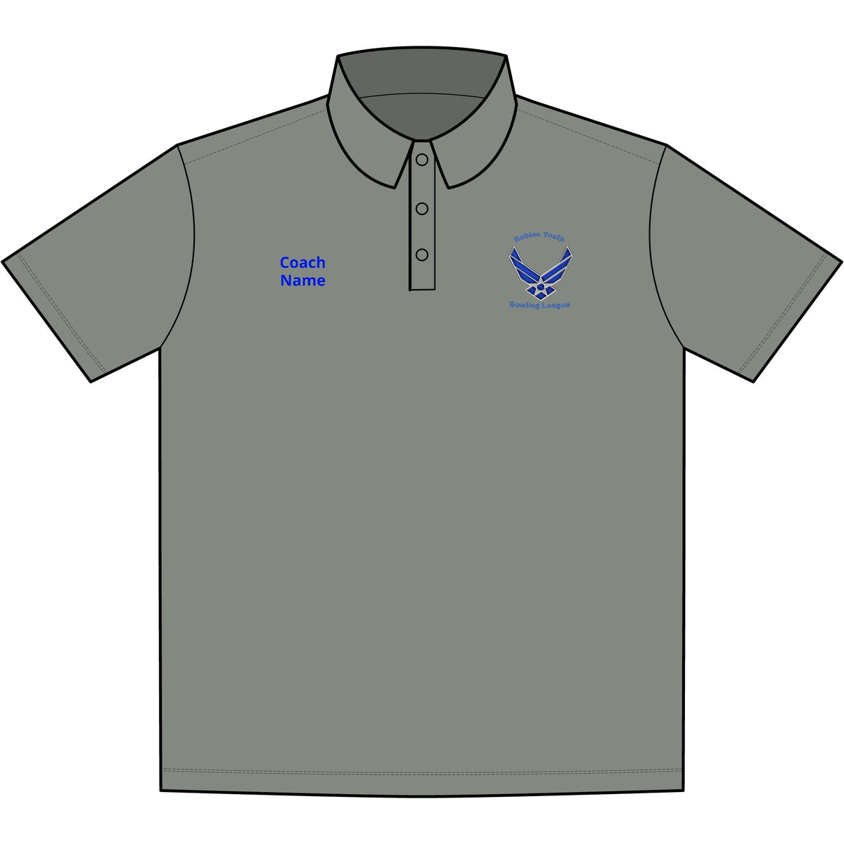Coach Polo Shirt — Personalized 'Coach Ryan' Printify