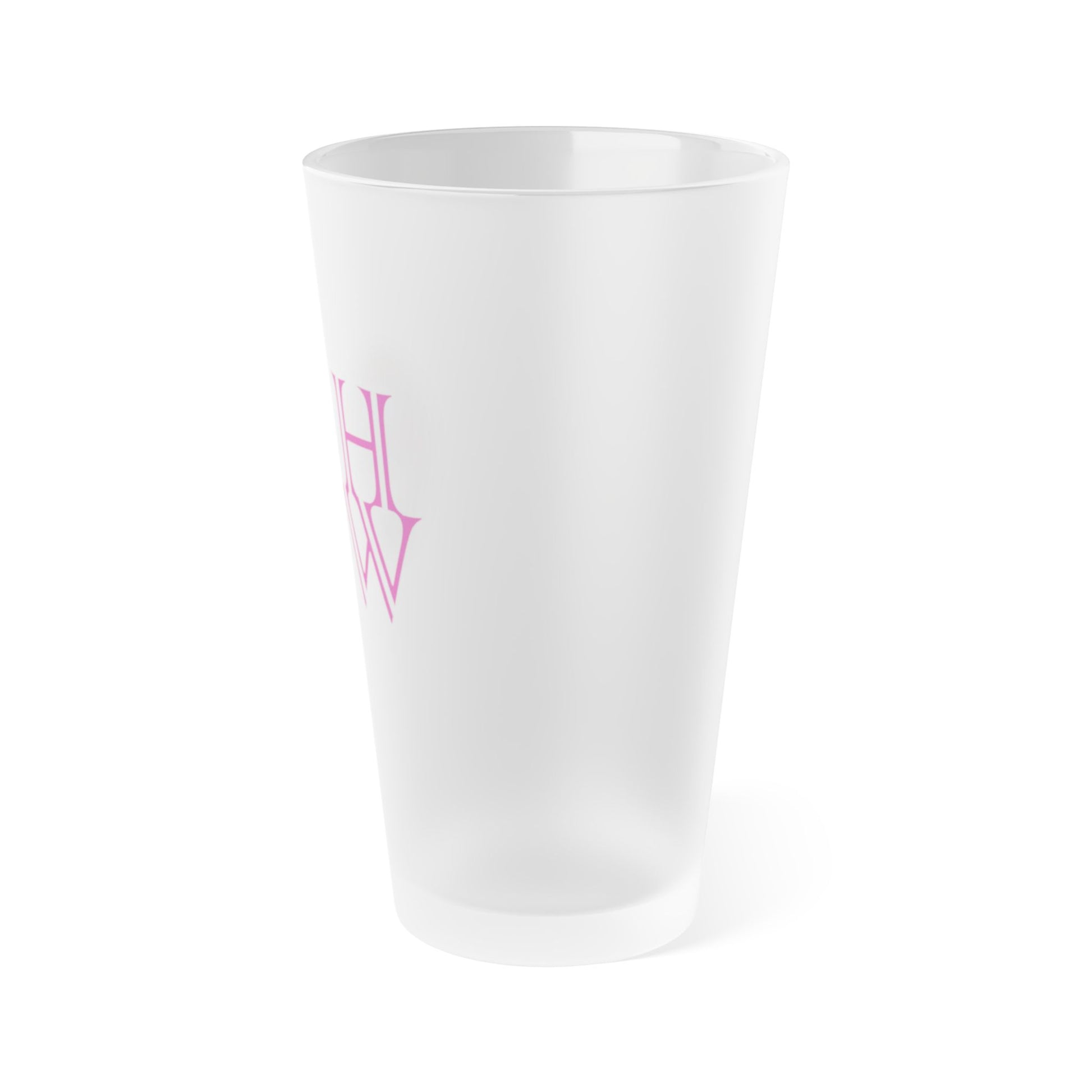 HW 16oz Frosted Pint Glass - Highlighter Wednesday