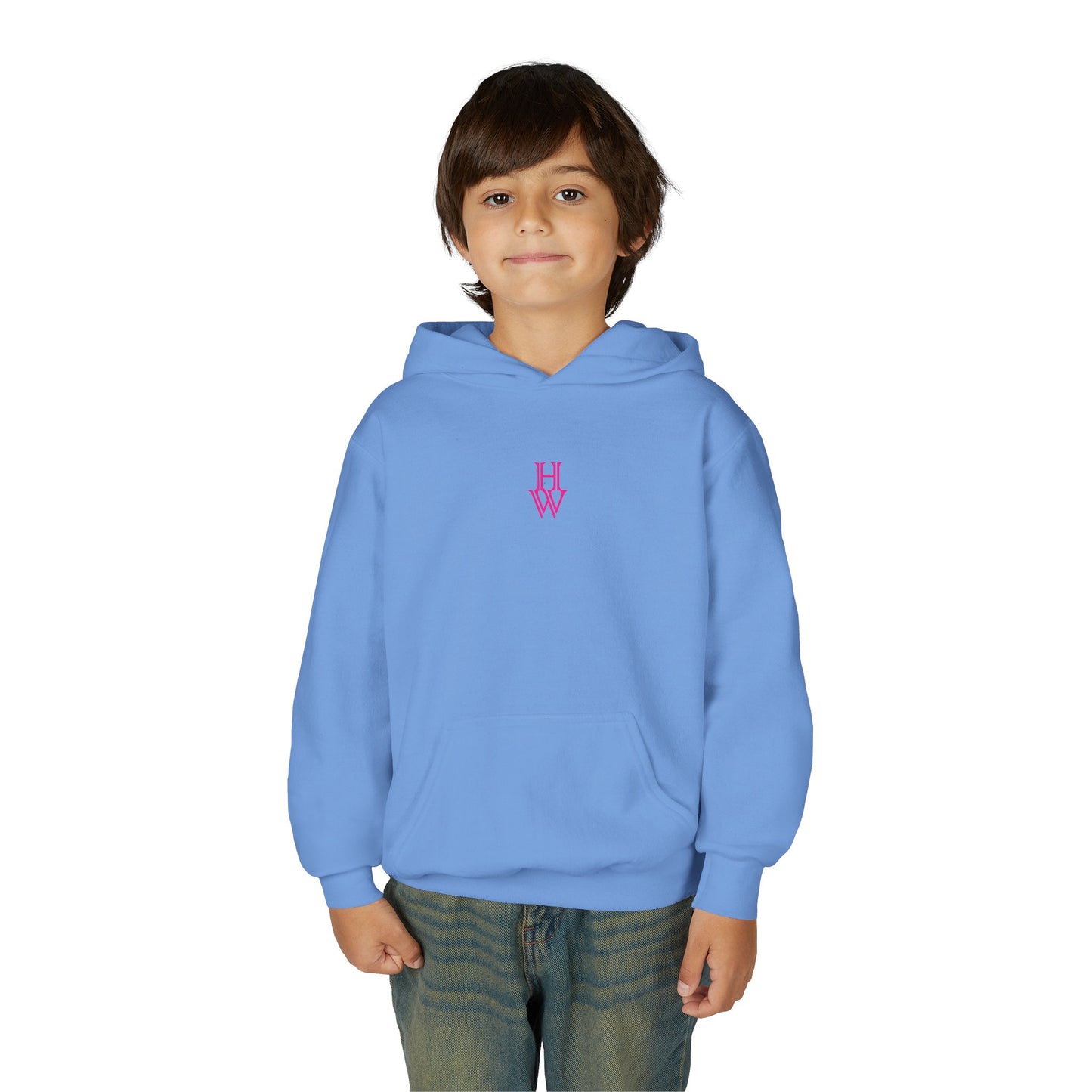 HW Youth Heavy Blend Hooded Sweatshirt - Highlighter Wednesday