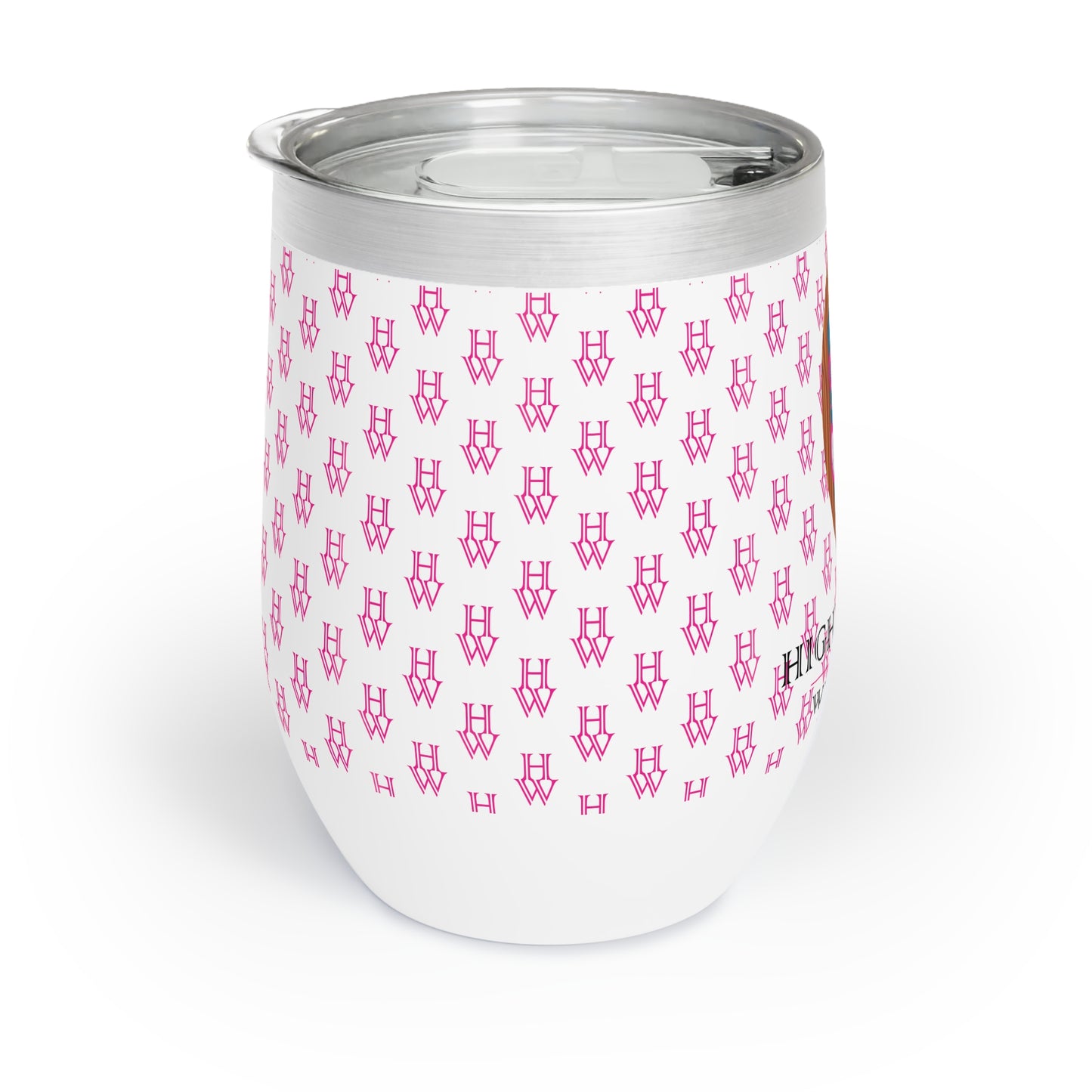 HW 12oz Stainless Steel Wine Tumbler - Highlighter Wednesday