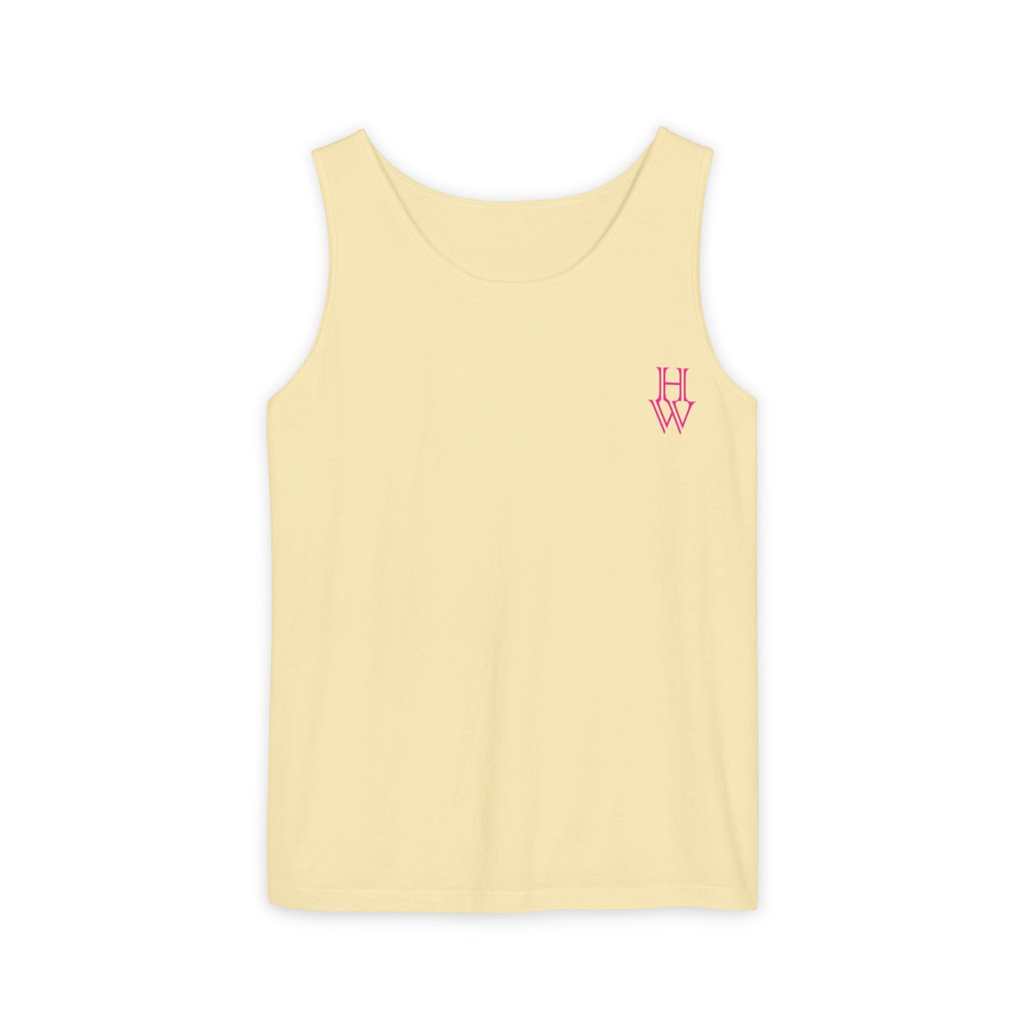 HW Unisex Garment-Dyed Tank Top - Highlighter Wednesday