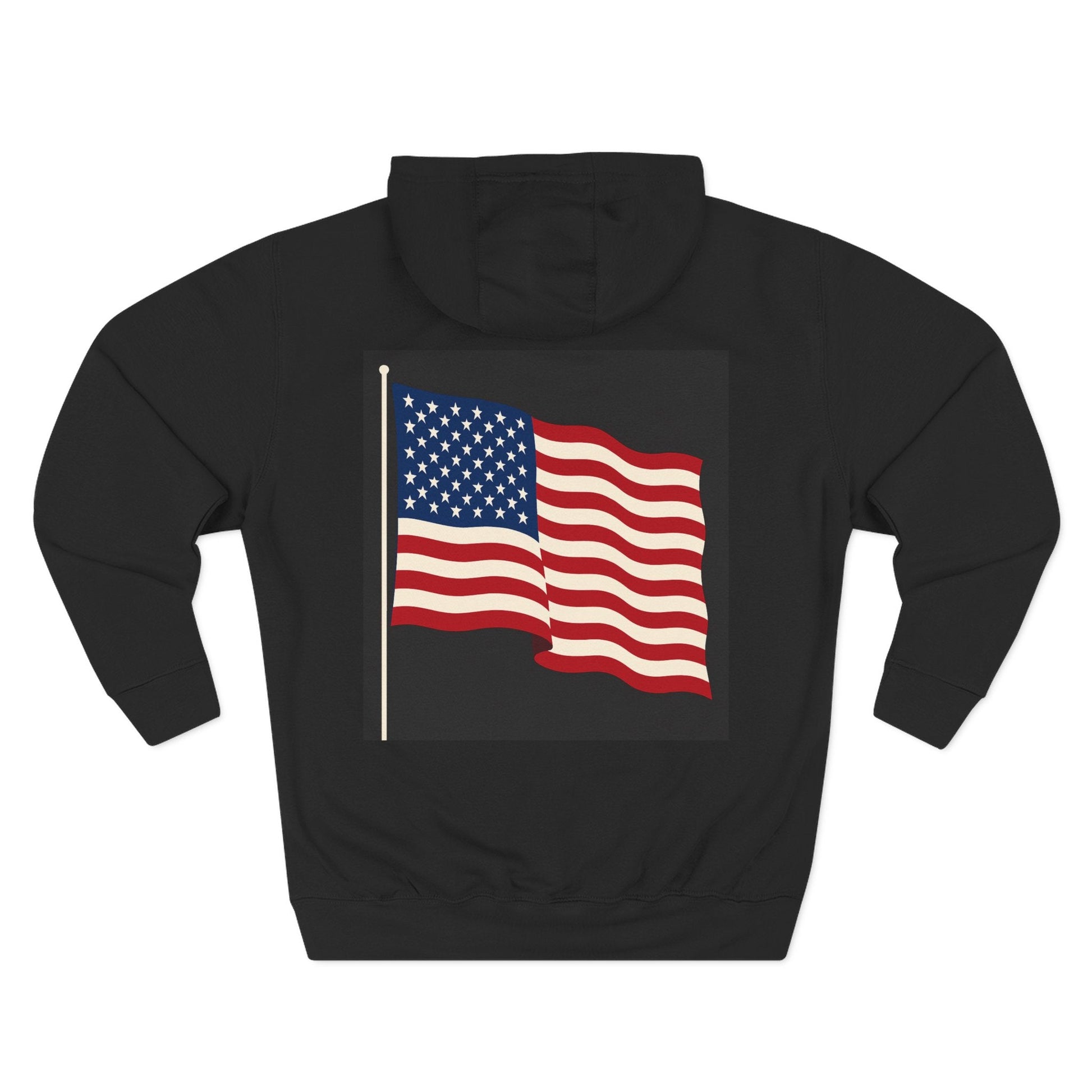HW Patriotic Fleece Hoodie - Veterans Day Printify