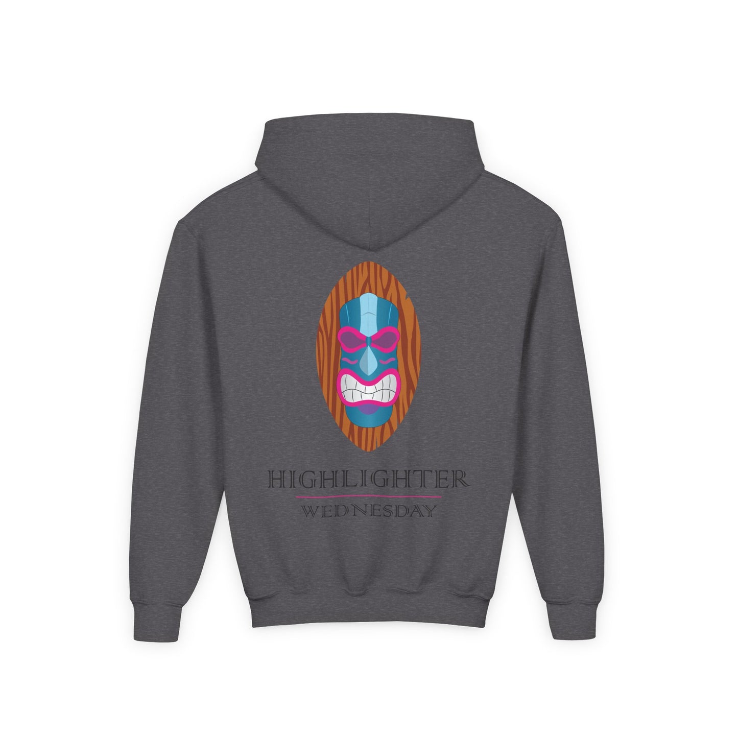 HW Youth Heavy Blend Hooded Sweatshirt - Highlighter Wednesday
