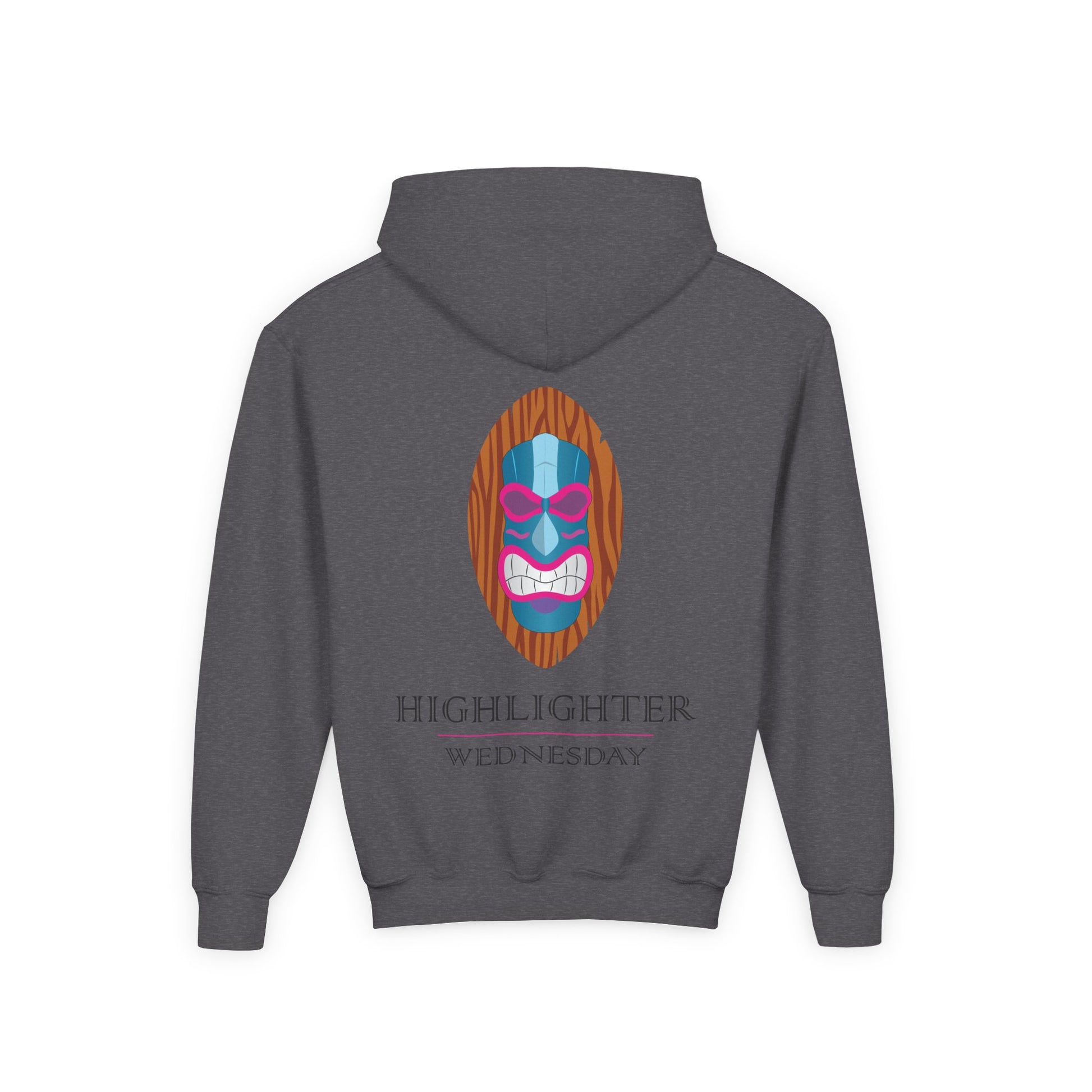 HW Youth Heavy Blend Hooded Sweatshirt - Highlighter Wednesday