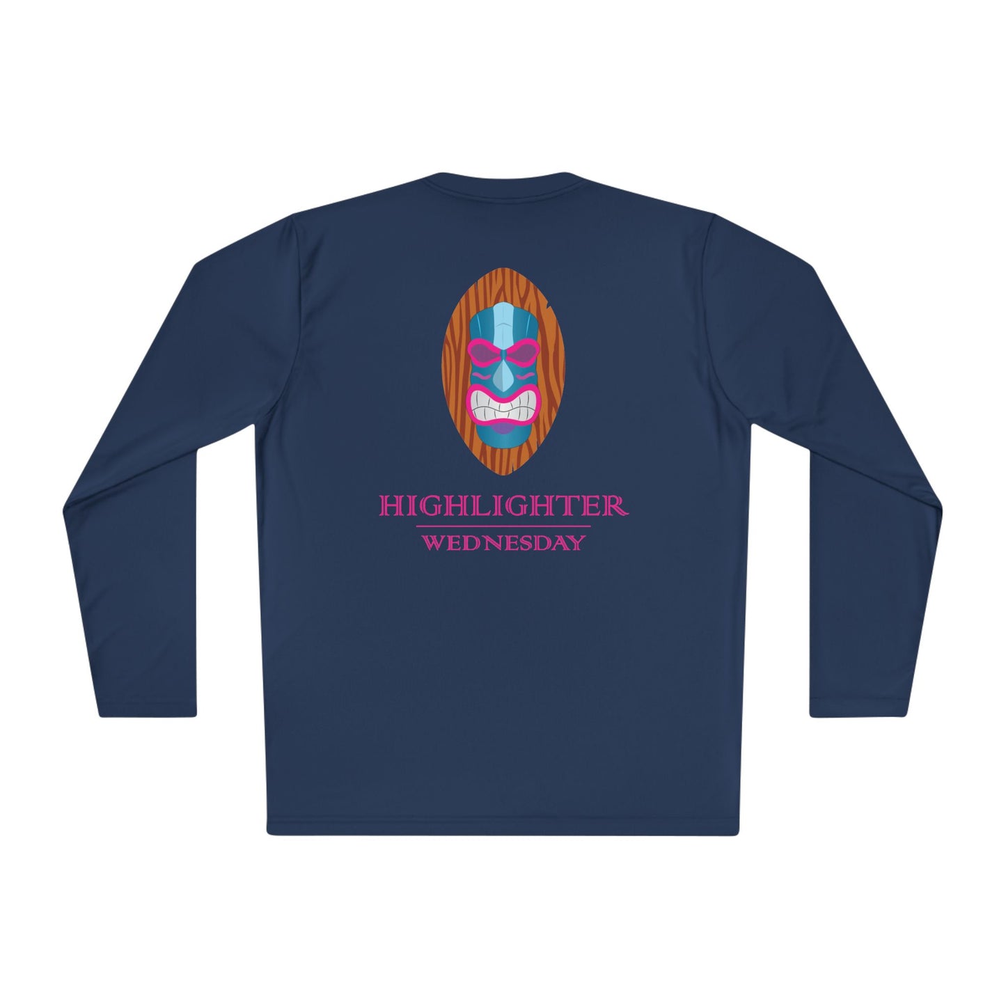 HW Moisture-Wicking Long Sleeve Tee - Highlighter Wednesday