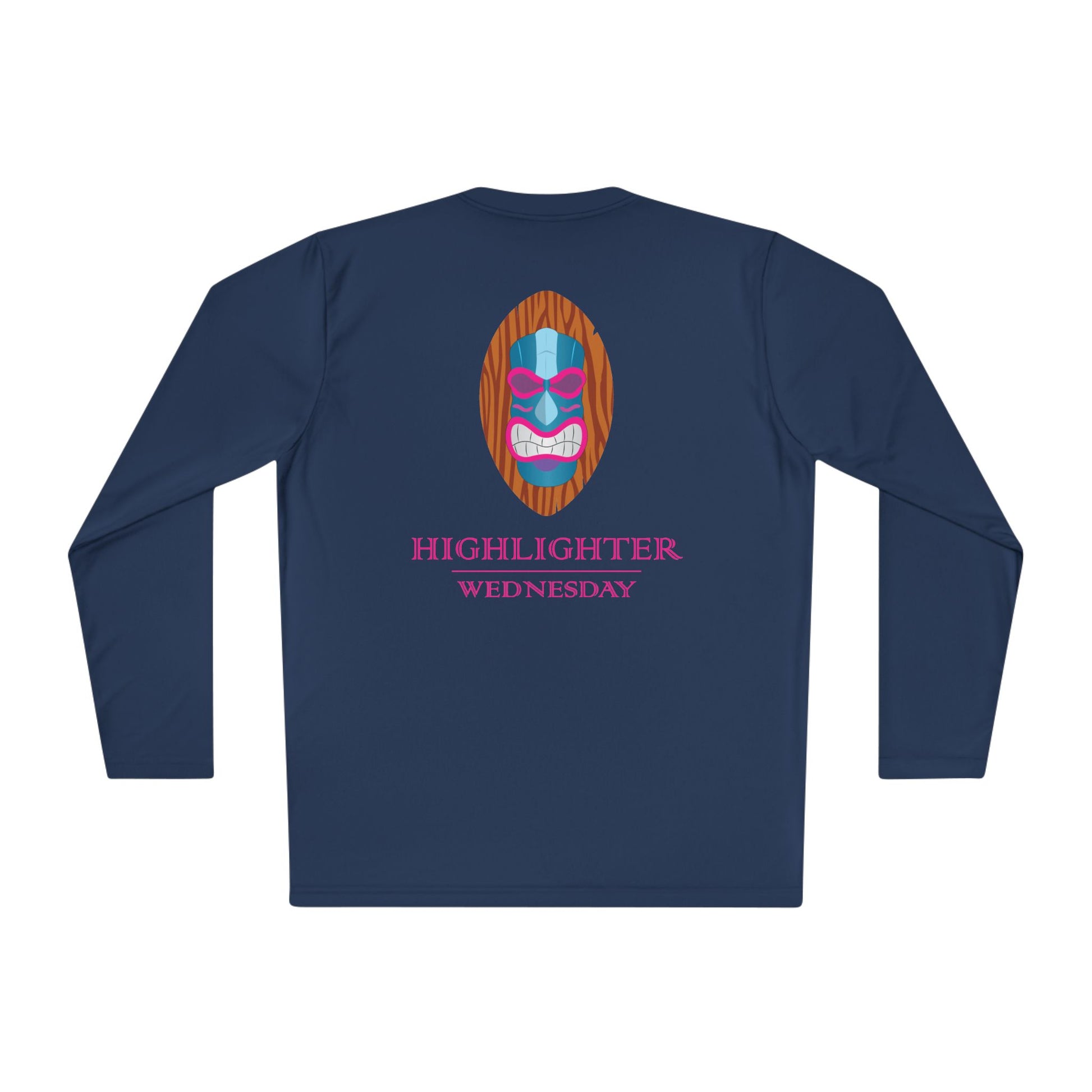 HW Moisture-Wicking Long Sleeve Tee - Highlighter Wednesday