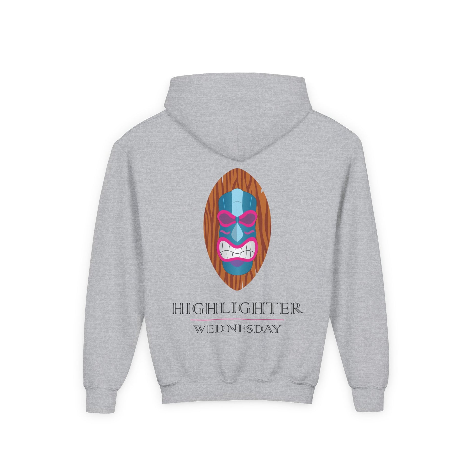 HW Youth Heavy Blend Hooded Sweatshirt - Highlighter Wednesday