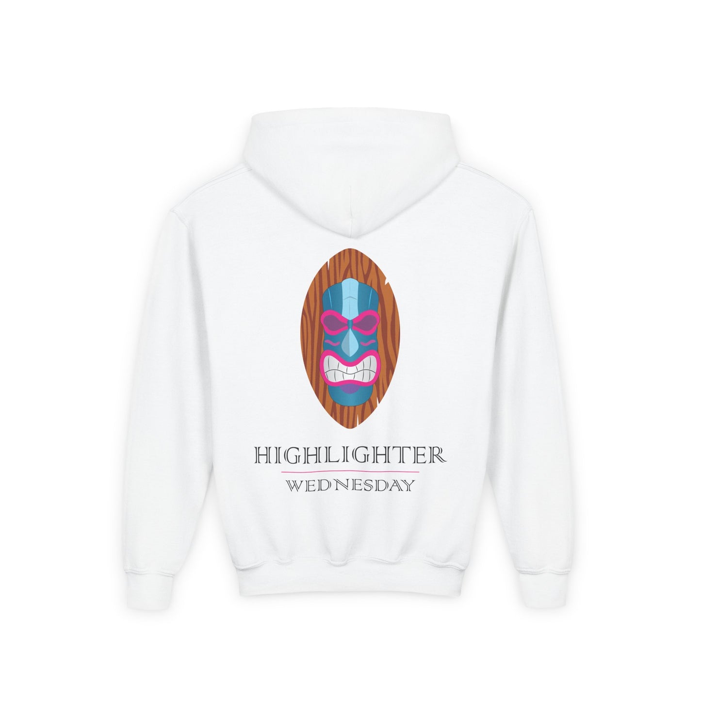 HW Youth Heavy Blend Hooded Sweatshirt - Highlighter Wednesday