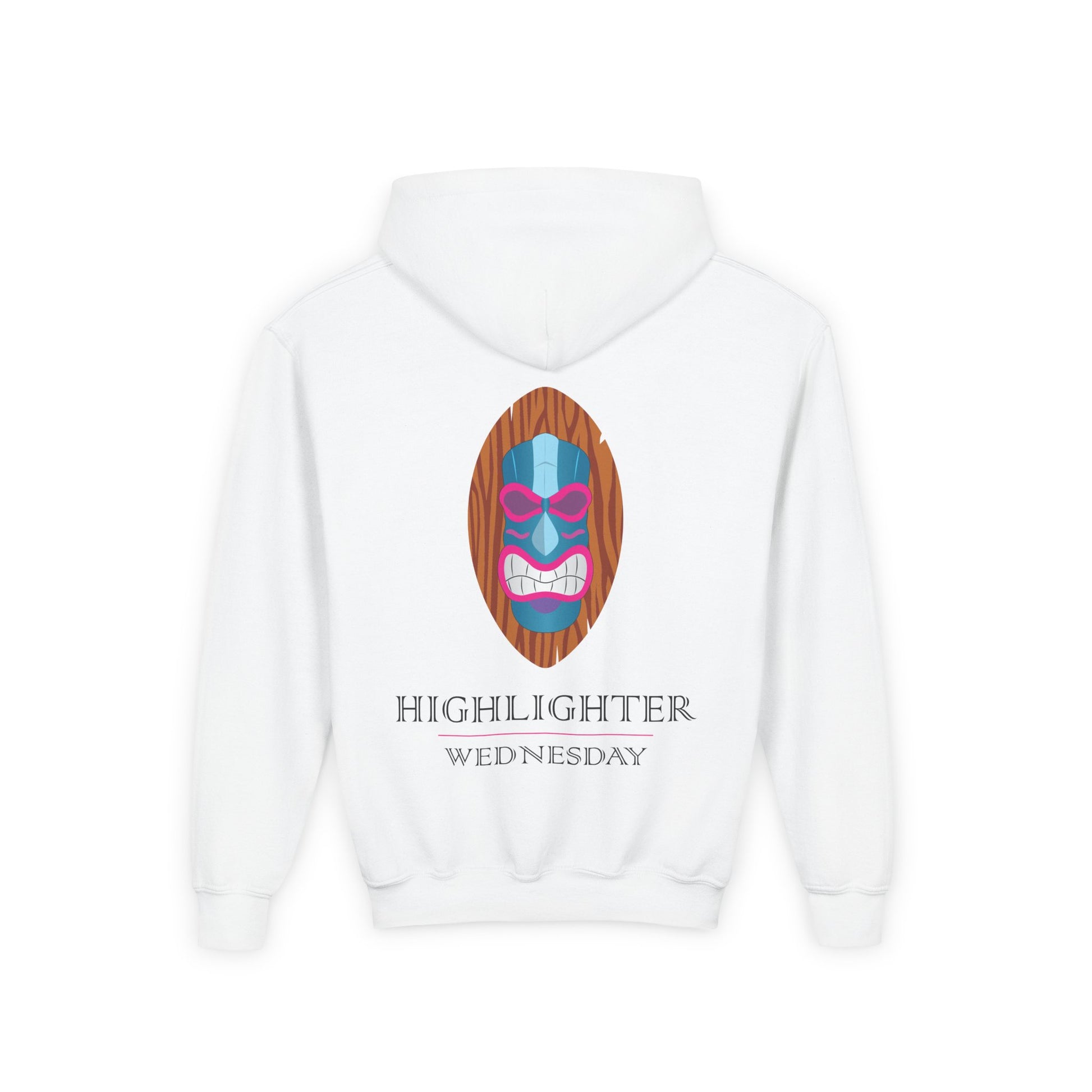 HW Youth Heavy Blend Hooded Sweatshirt - Highlighter Wednesday