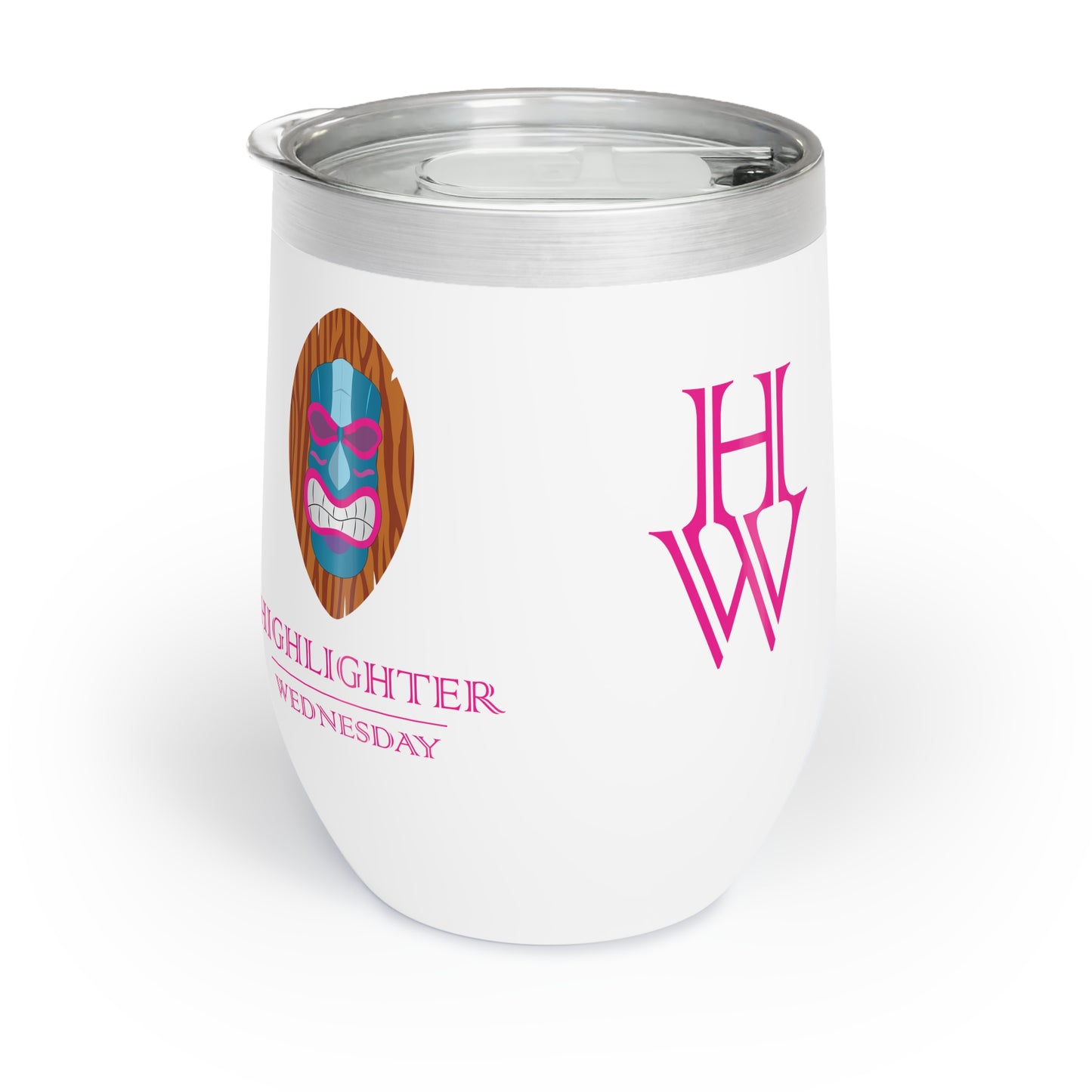 HW 12oz Stainless Steel Wine Tumbler - Highlighter Wednesday