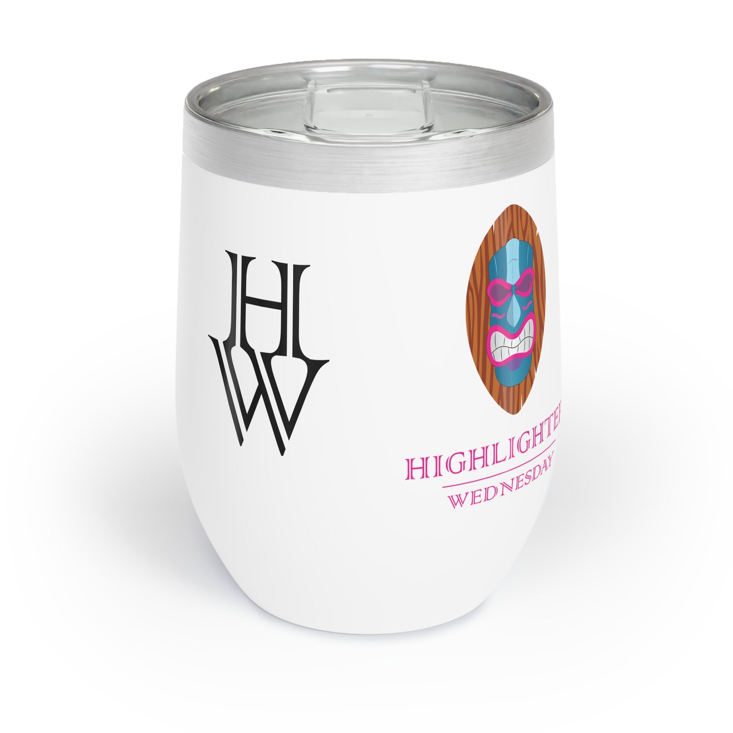 HW 12oz Stainless Steel Wine Tumbler - Highlighter Wednesday