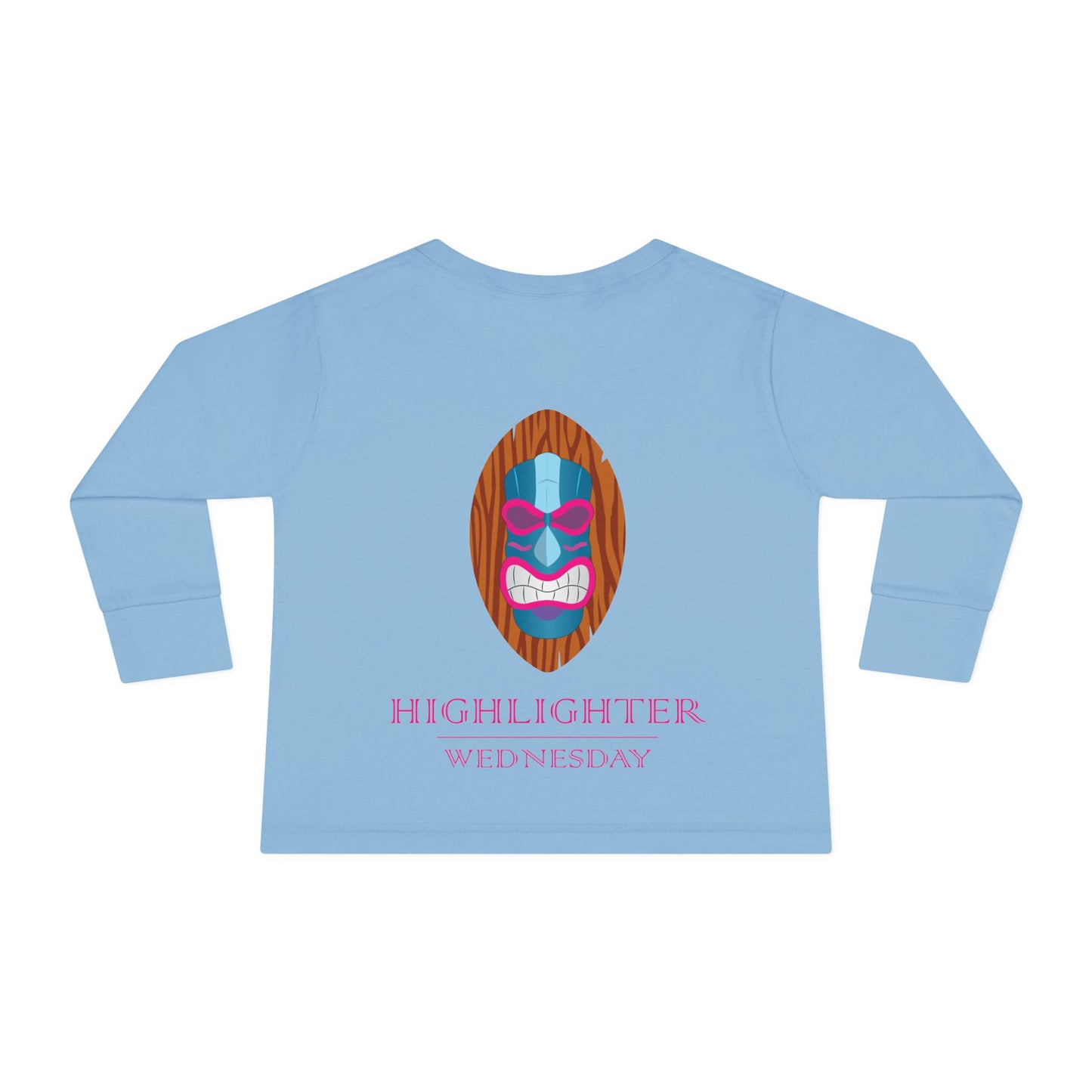 HW Toddler Long-Sleeve Tee - Highlighter Wednesday