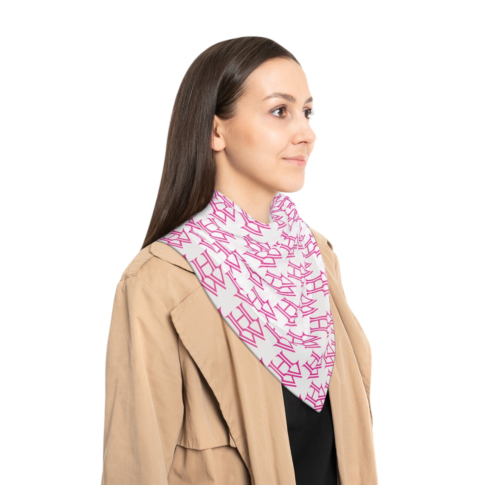 HW Chic Poly Scarf - Stylish Wrap, Trendy Accessory - Highlighter Wednesday