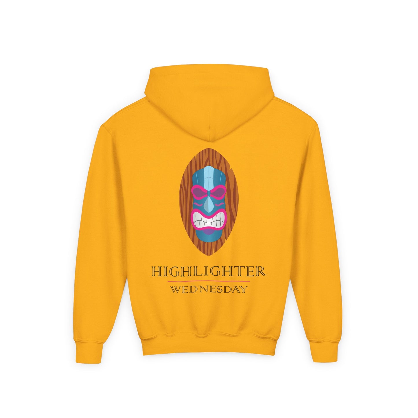 HW Youth Heavy Blend Hooded Sweatshirt - Highlighter Wednesday