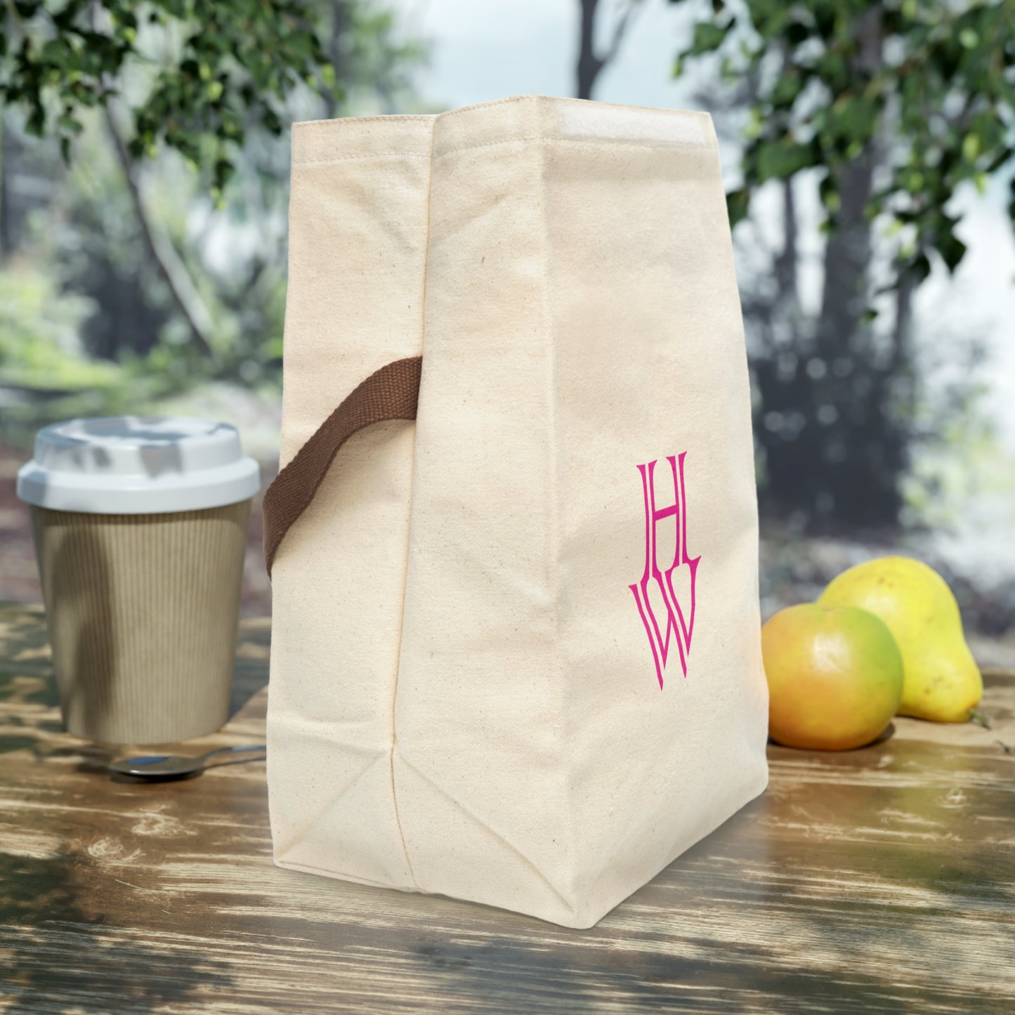 HW Canvas Lunch Bag - Highlighter Wednesday