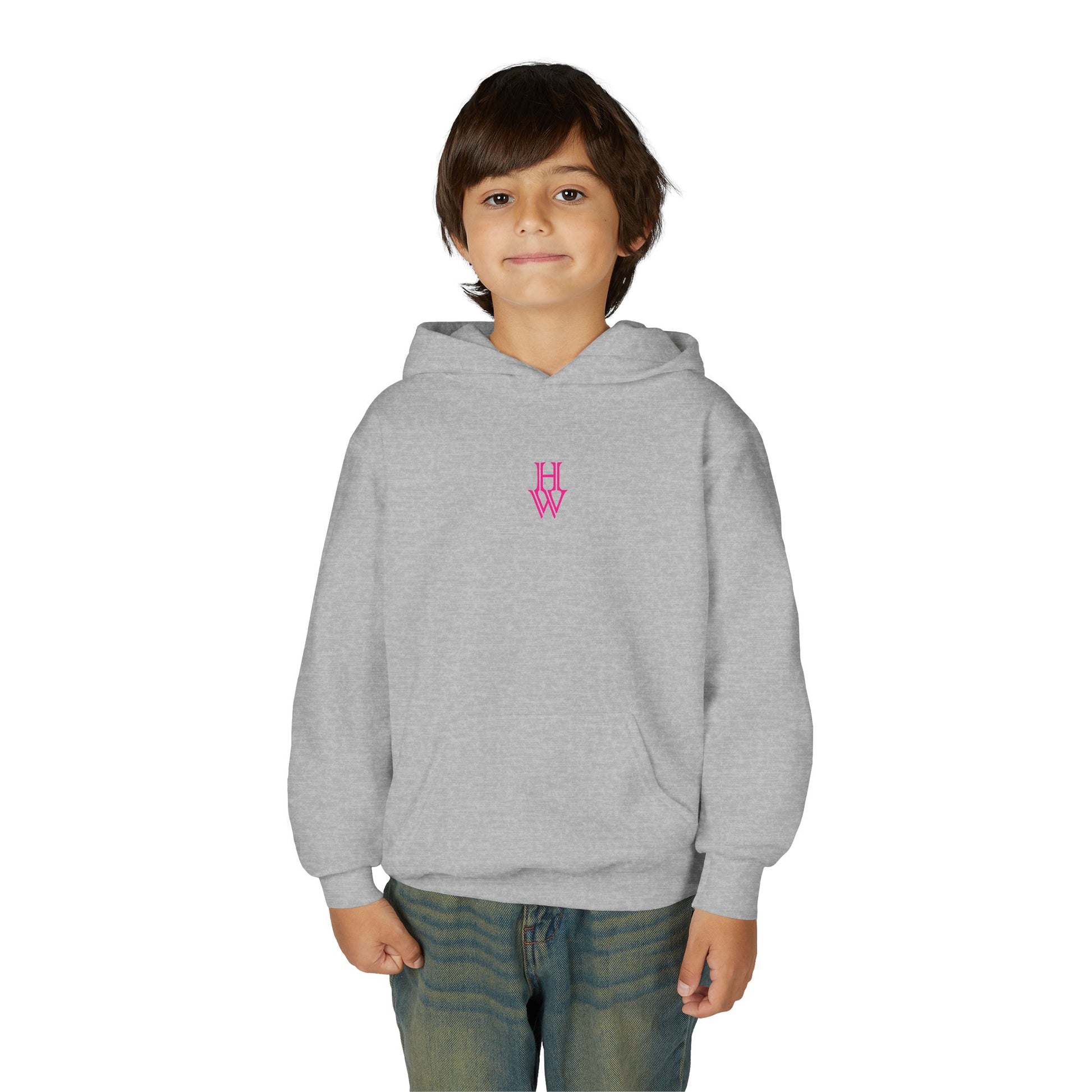 HW Youth Heavy Blend Hooded Sweatshirt - Highlighter Wednesday