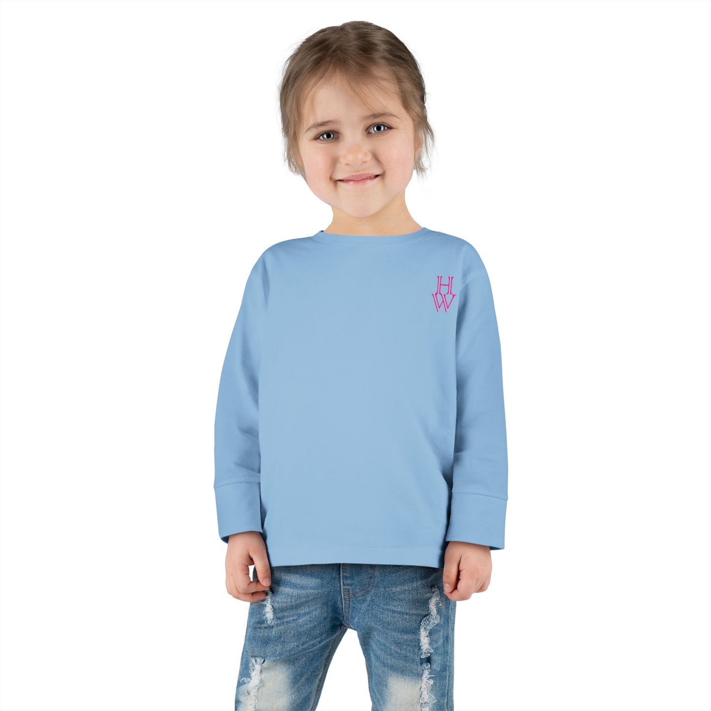 HW Toddler Long-Sleeve Tee - Highlighter Wednesday