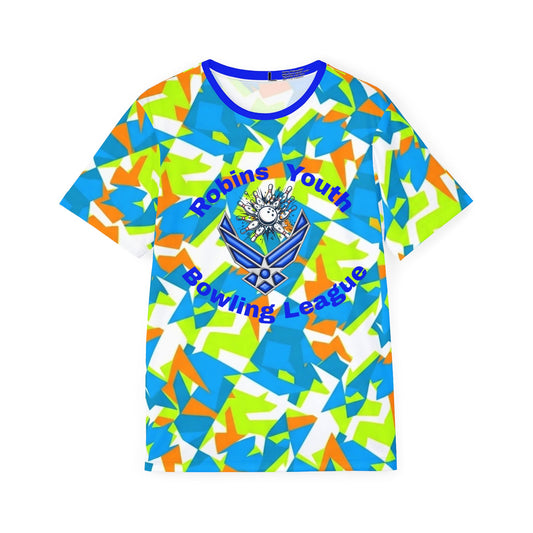 Men's Robins Youth Bowling League Kids Jersey - Highlighter colors