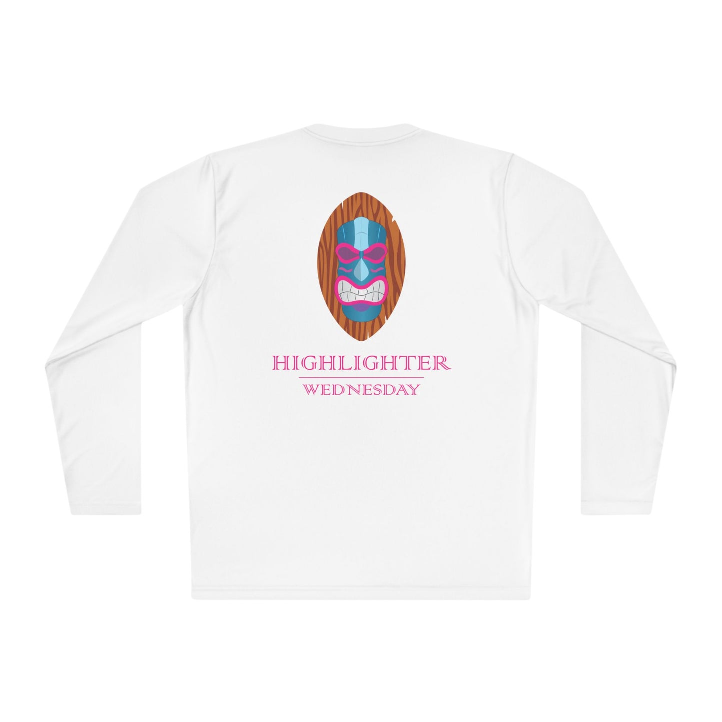 HW Moisture-Wicking Long Sleeve Tee - Highlighter Wednesday