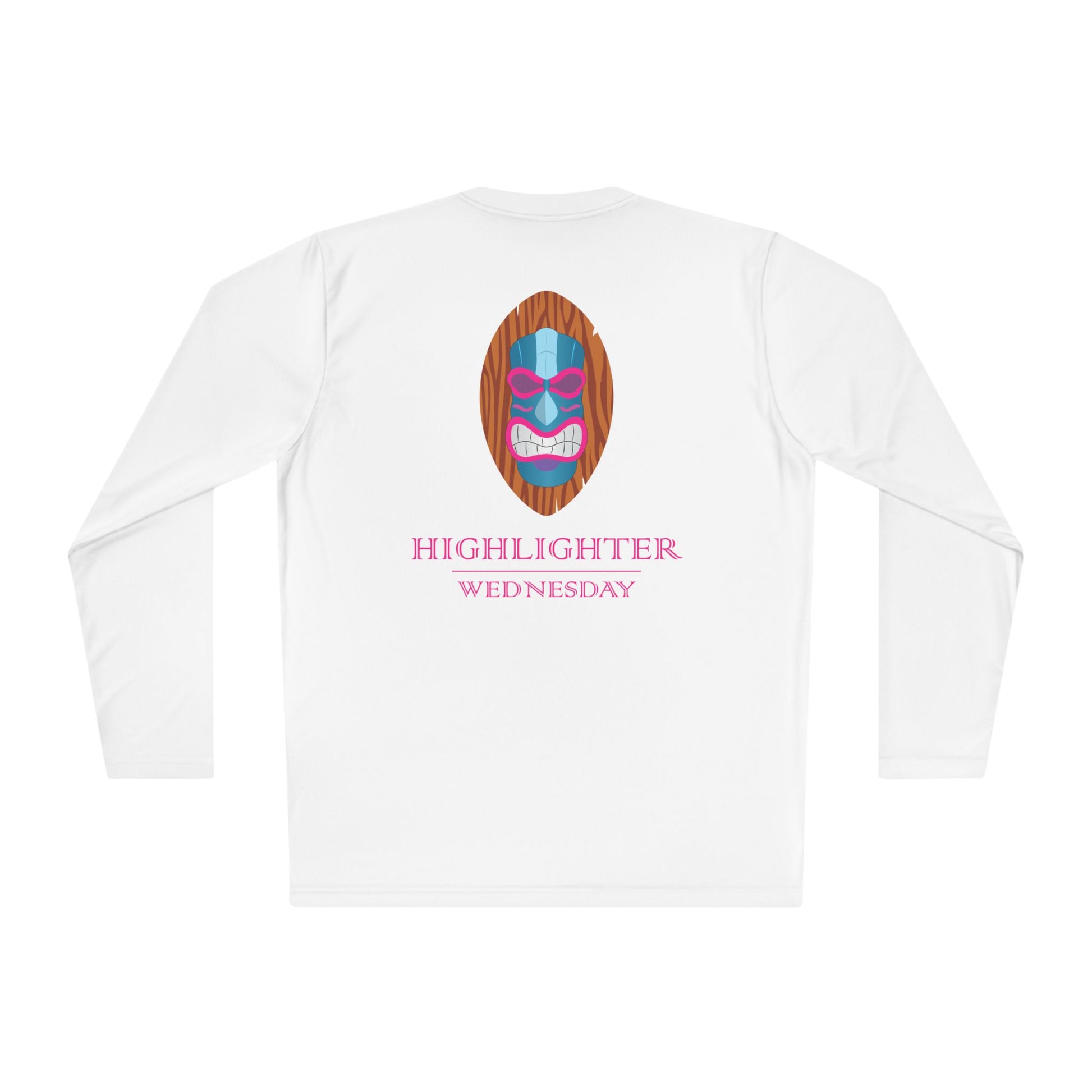 HW Moisture-Wicking Long Sleeve Tee - Highlighter Wednesday