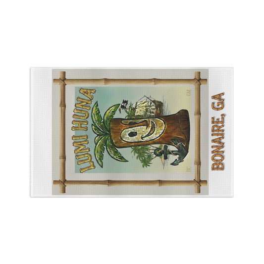 HW Tropical Lumi Huna Microfiber Tea Towel Printify