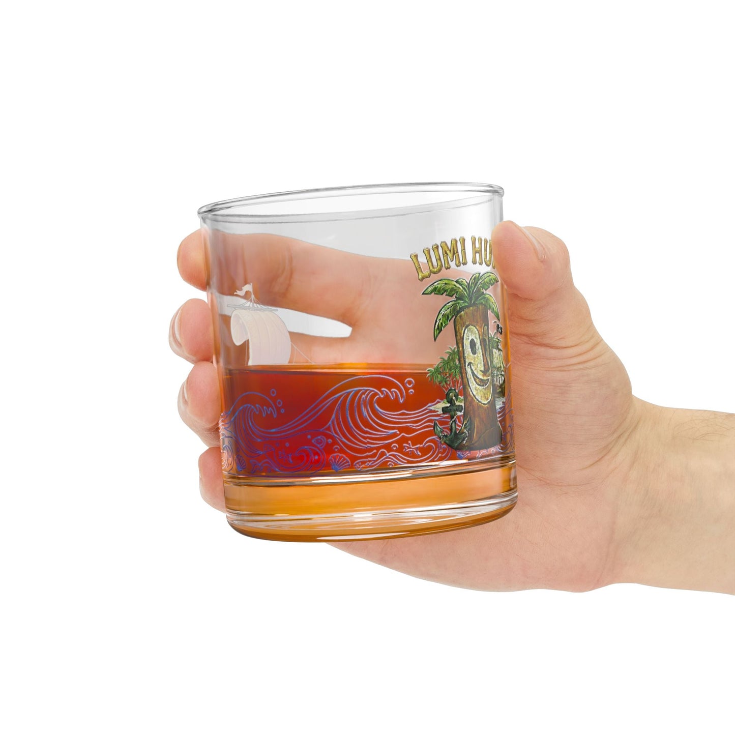 HW - Lumi Huna 10oz Mai Tai Glass Printify