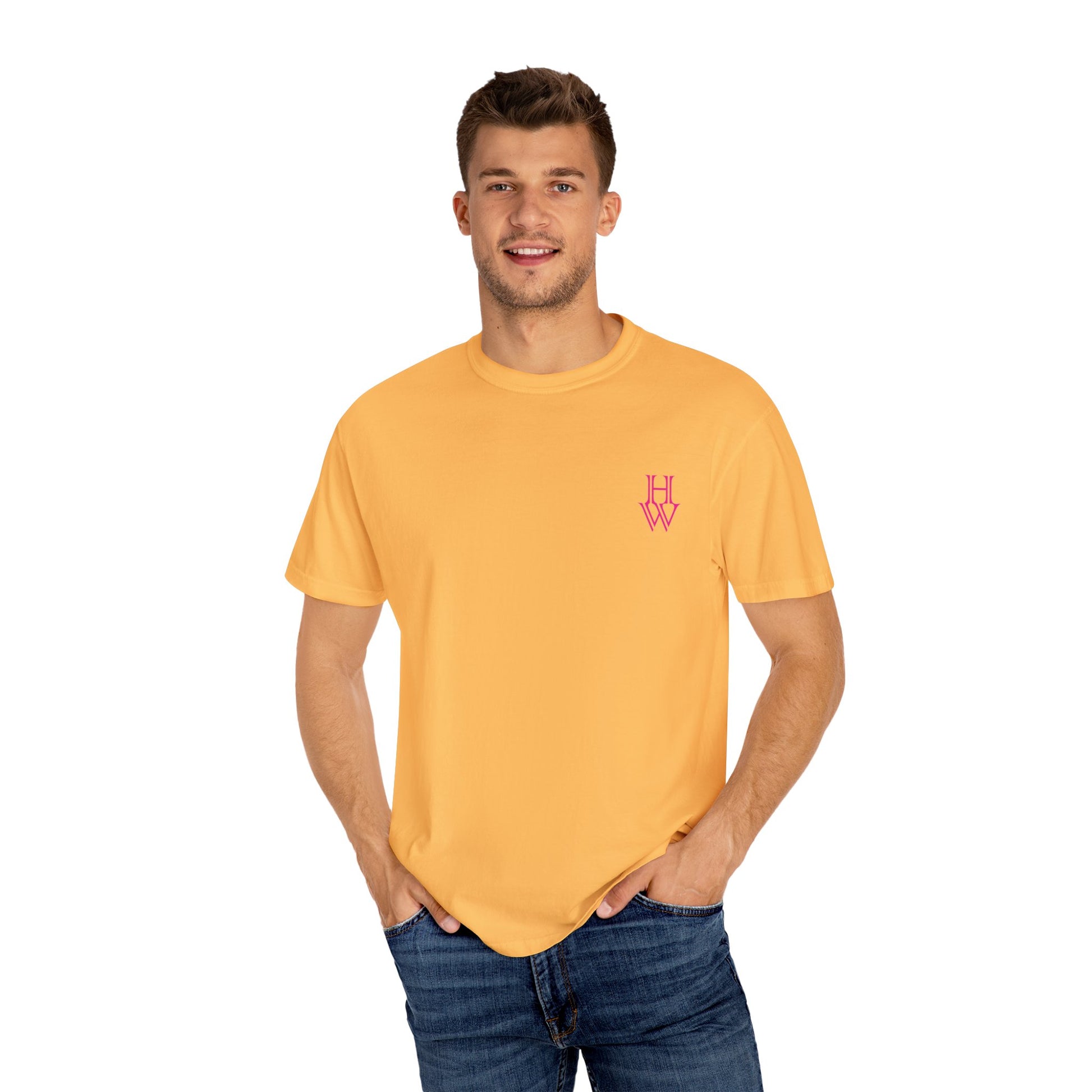 HW Unisex Garment-Dyed T-shirt - Highlighter Wednesday